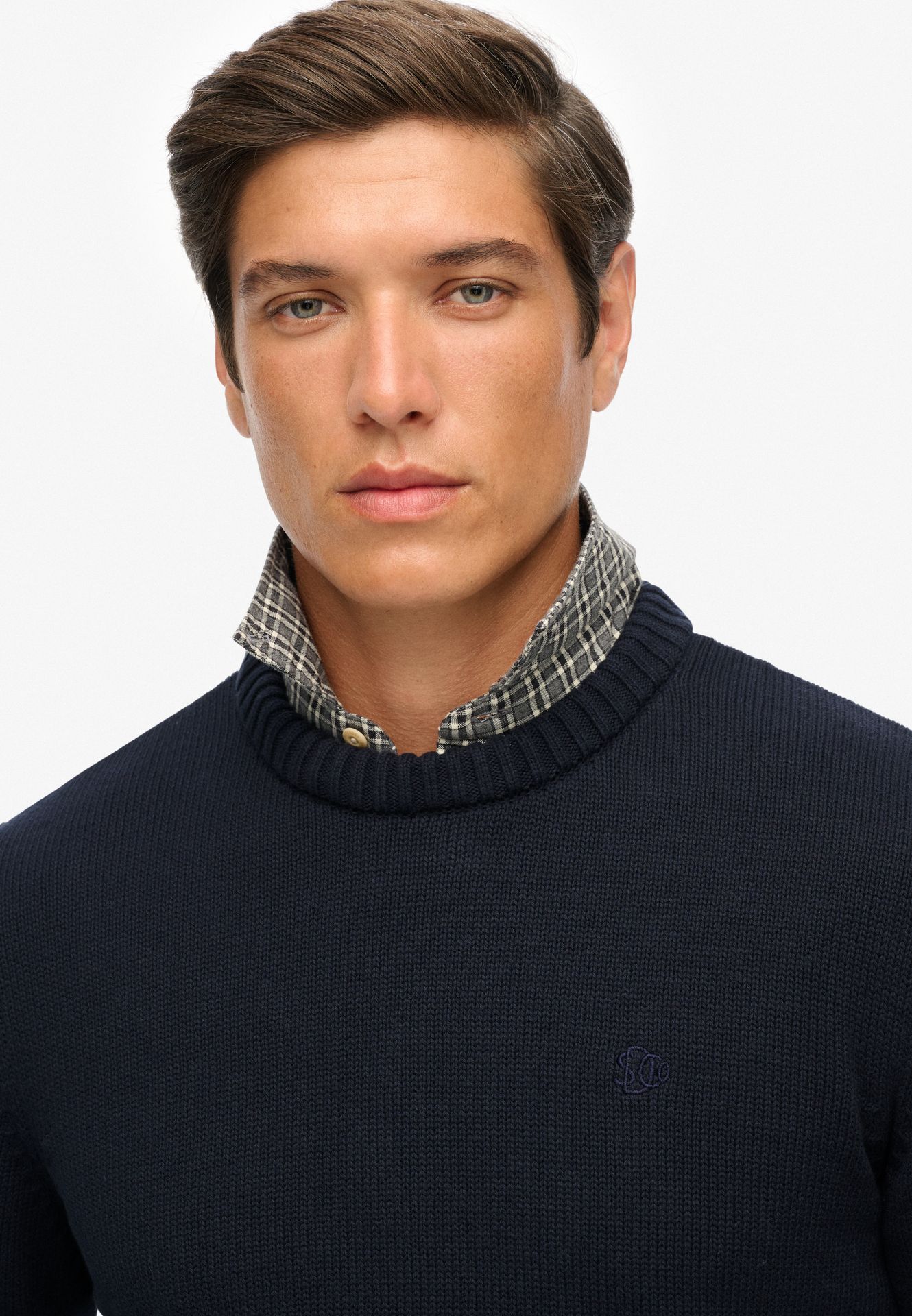Superdry Preppy Cotton Jumper 11s NAVY 2900168840044