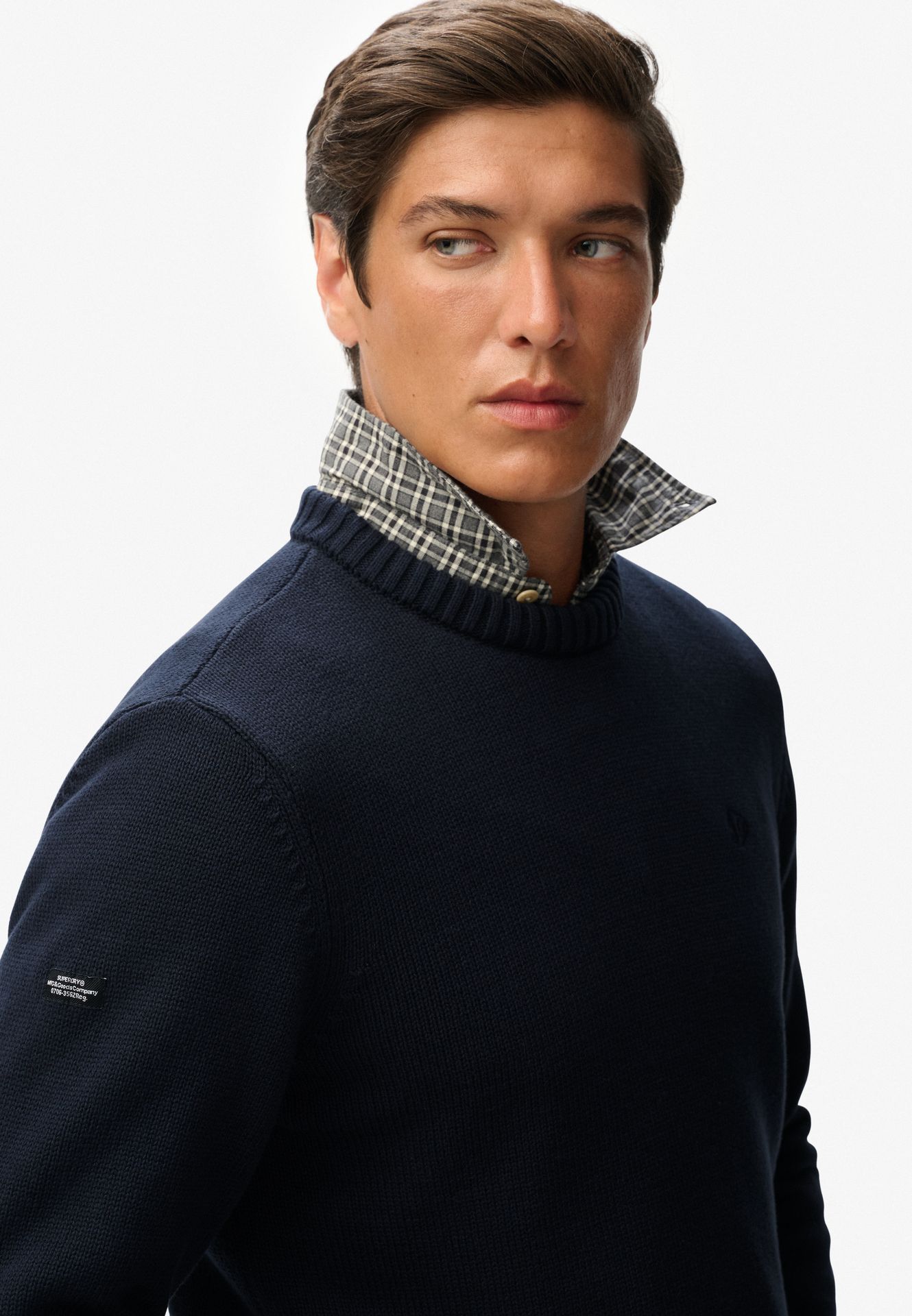 Superdry Preppy Cotton Jumper 11s NAVY 2900168840044