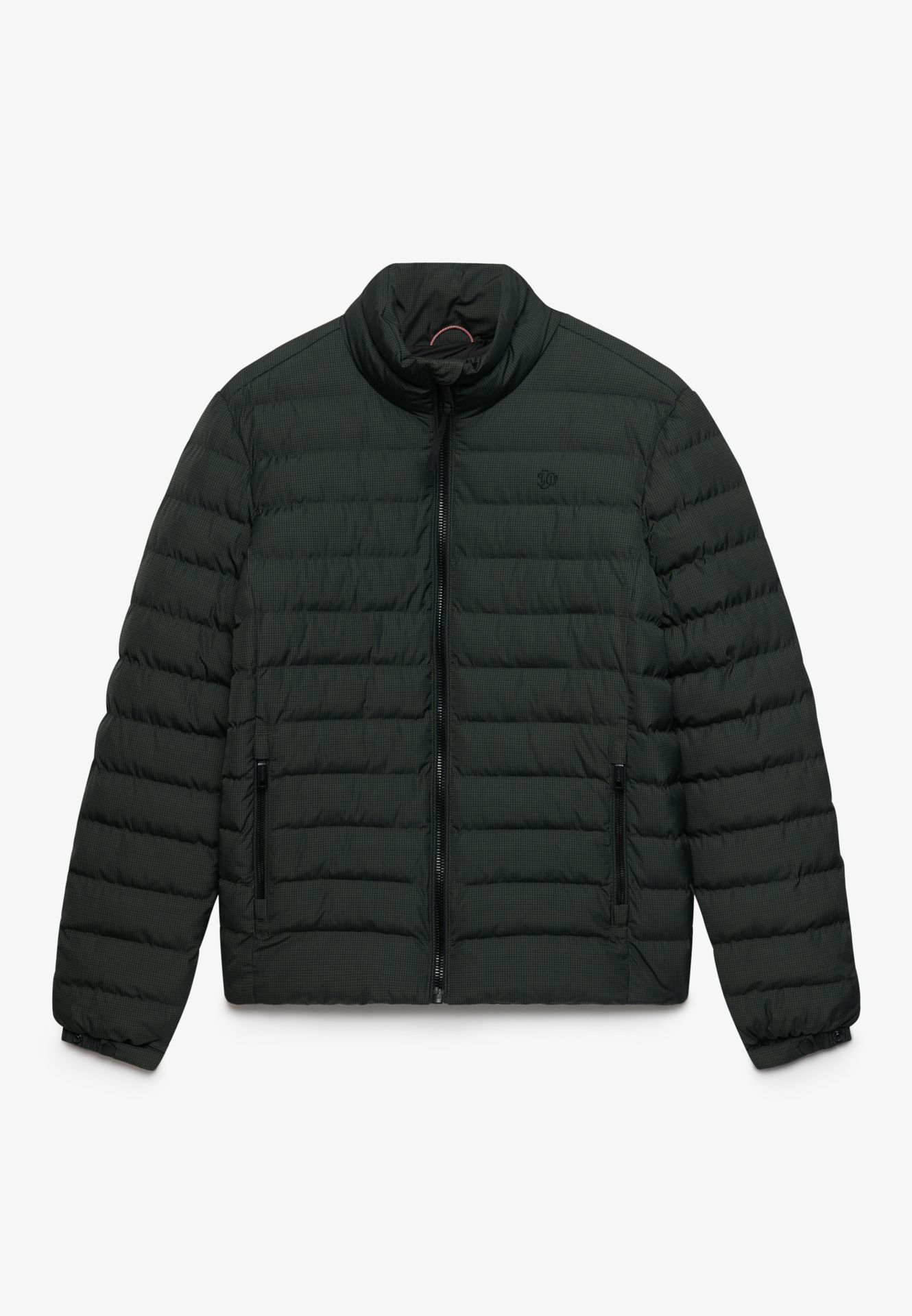 Superdry Fuji Estate Padded Jacket m7p Olive/Navy Check 2900168852078