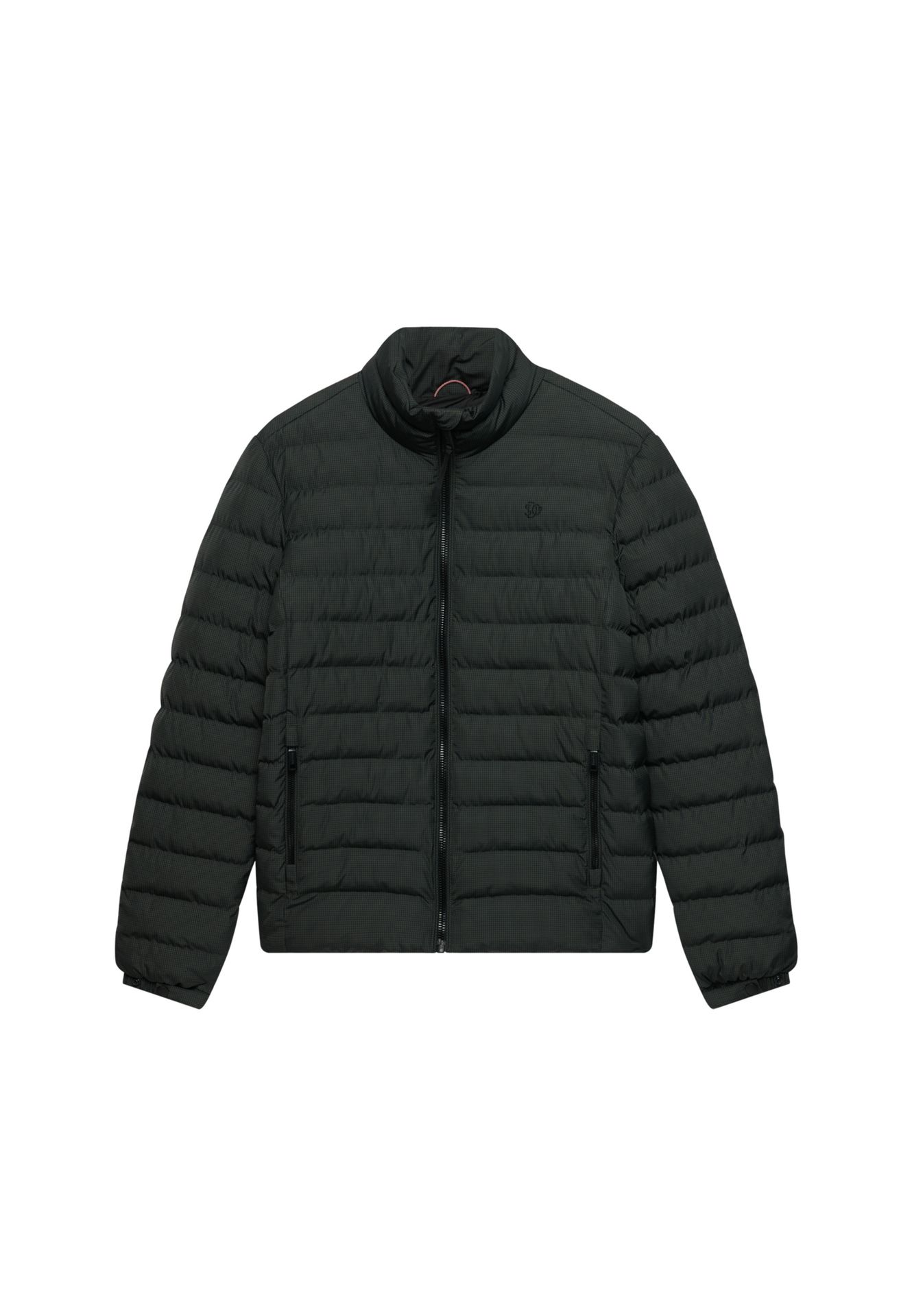 Superdry Fuji Estate Padded Jacket m7p Olive/Navy Check 2900168852078