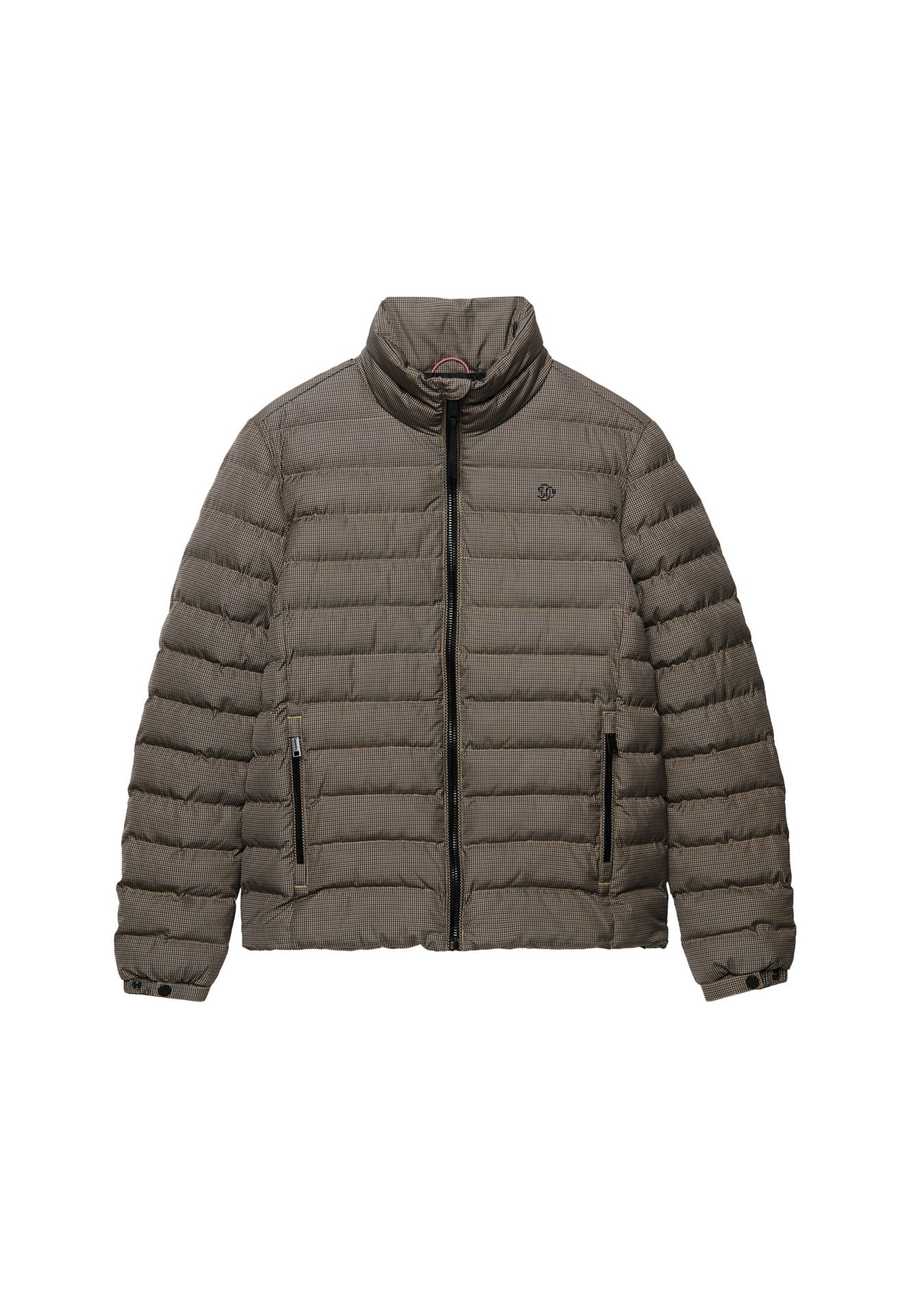 Superdry Fuji Estate Padded Jacket m7q Brown Heritage Check 2900168853075