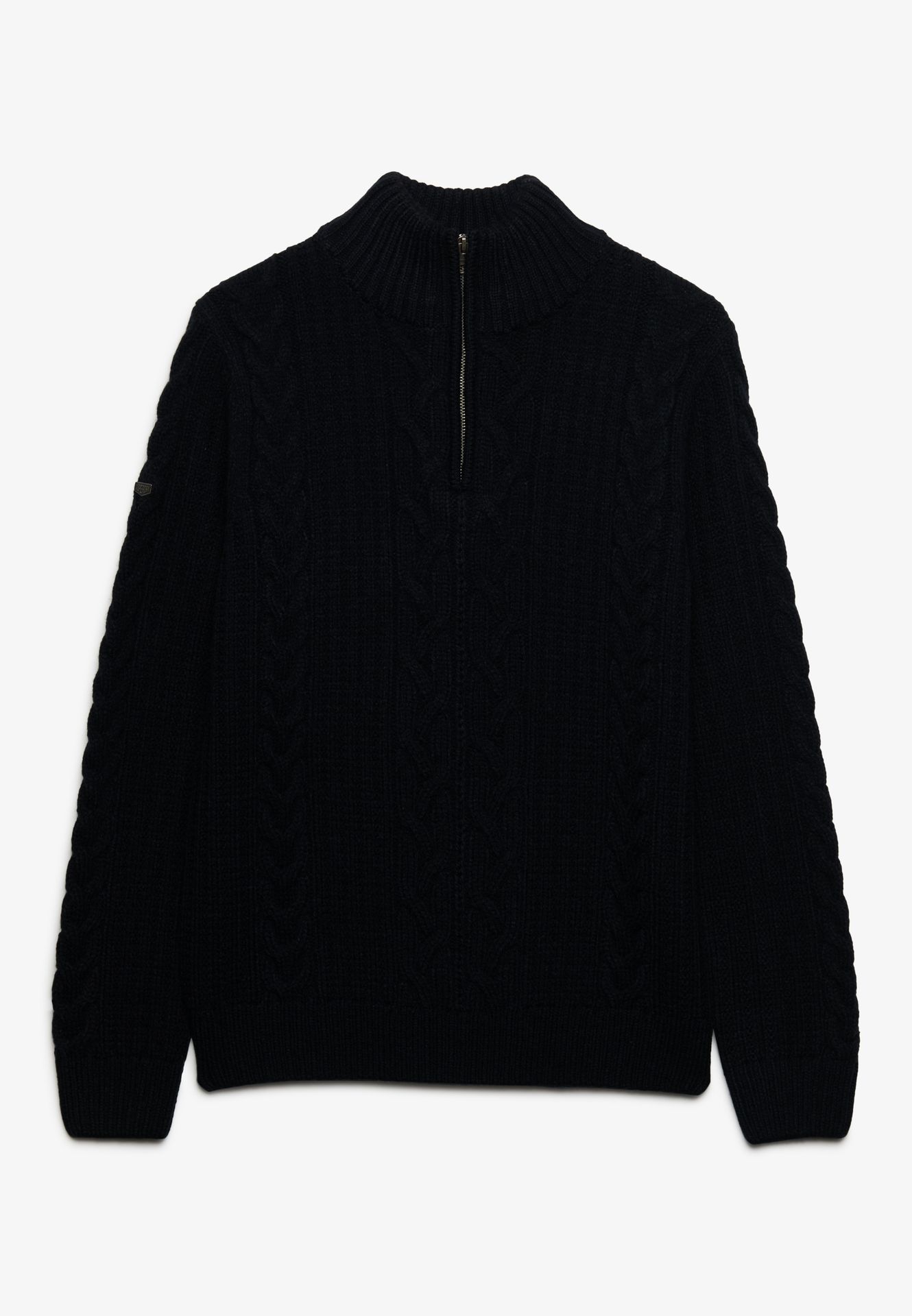 Superdry Jacob Cable Half Zip Knit 98t ECLIPSE NAVY 2900168860073