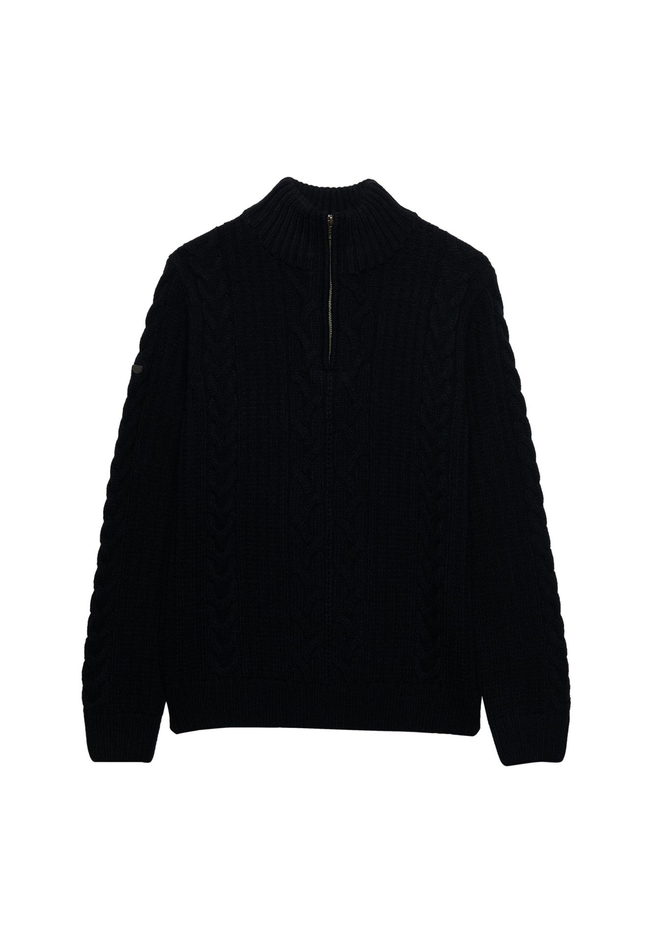 Superdry Jacob Cable Half Zip Knit 98t ECLIPSE NAVY 2900168860073