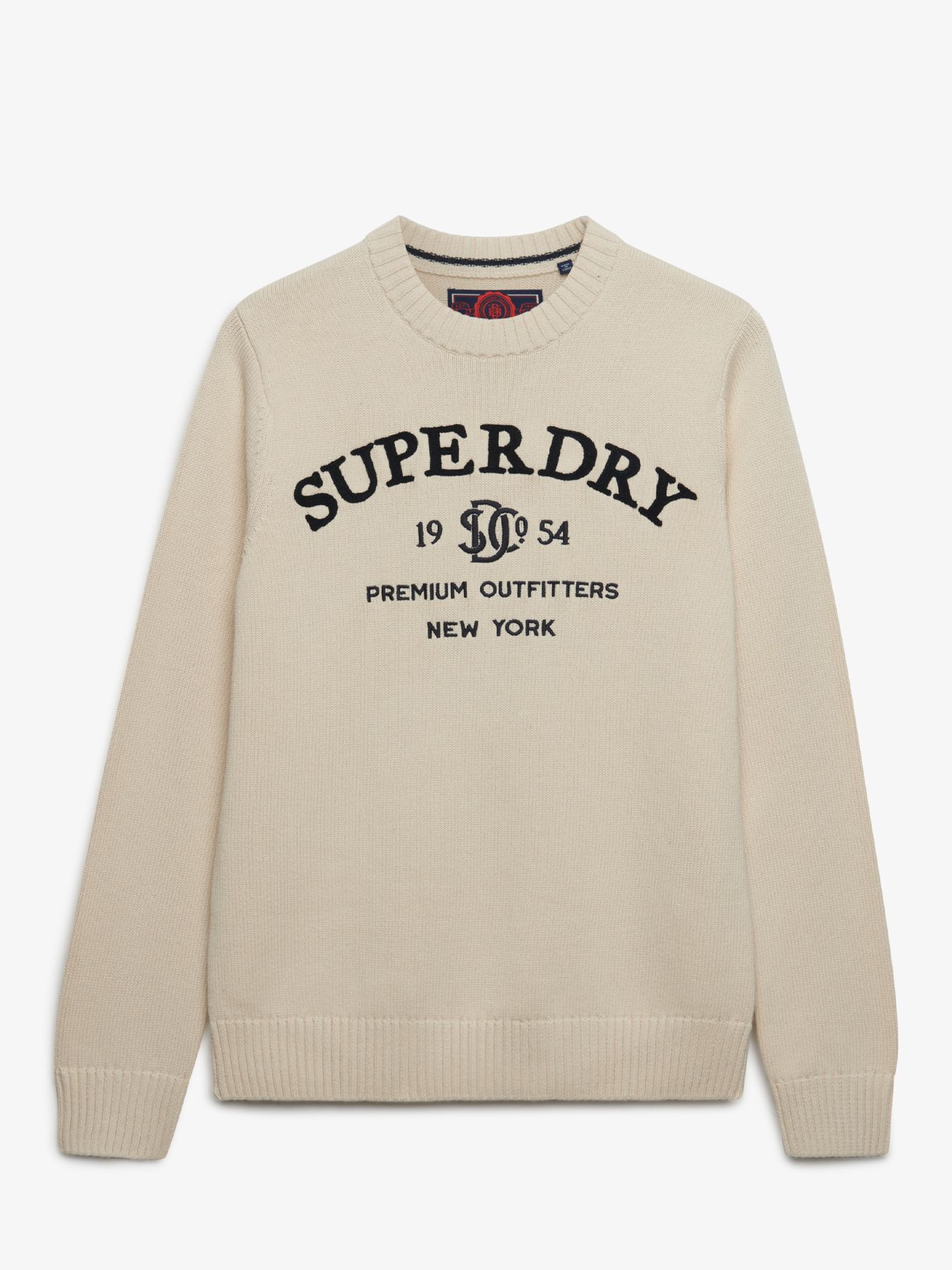 Superdry Applique Graphic Jumper 1ki Rainy Day Grey 2900168861087