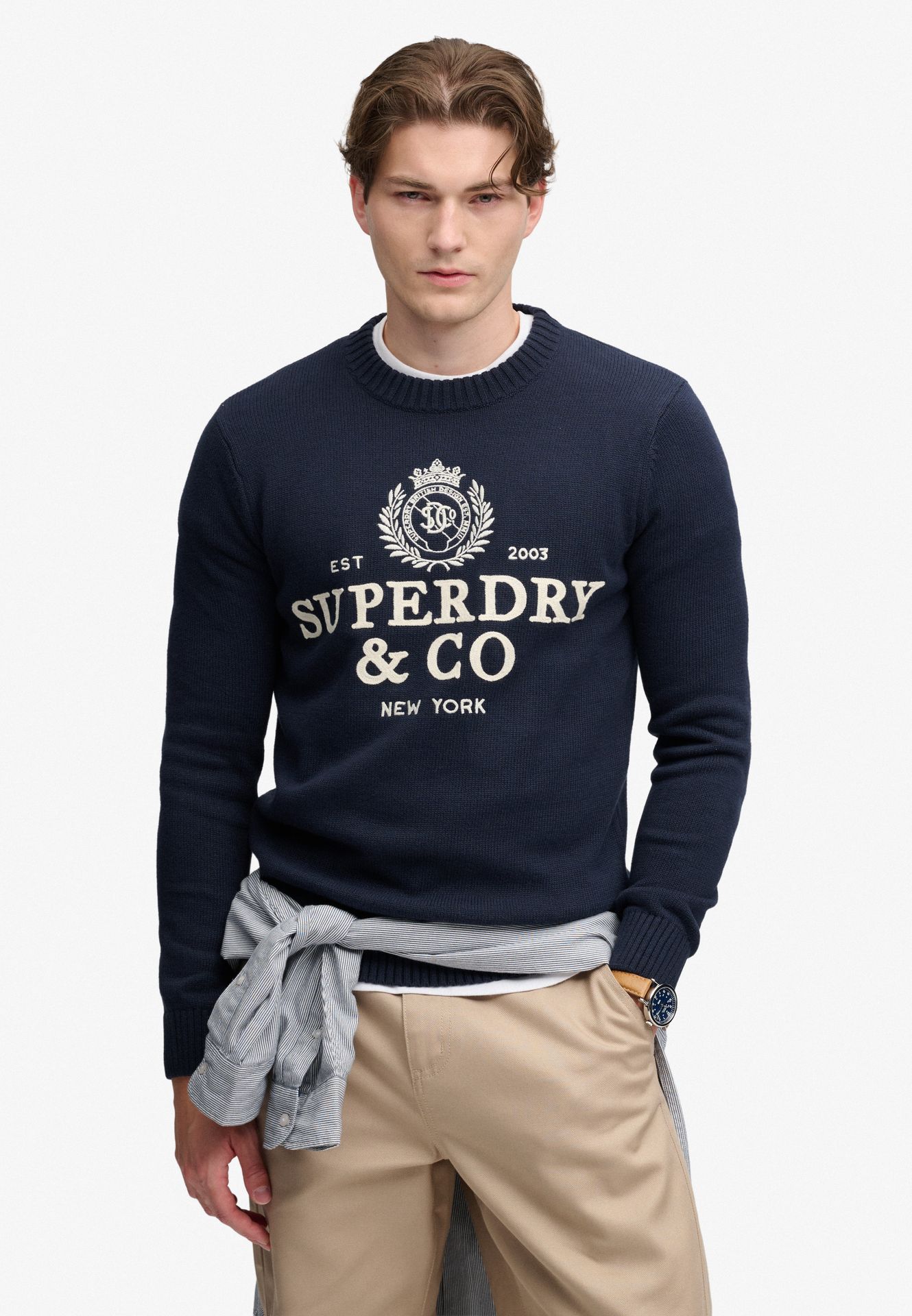Superdry Applique Graphic Jumper qng Eclipse Navy/Off White 00119651-EKA26009000000040