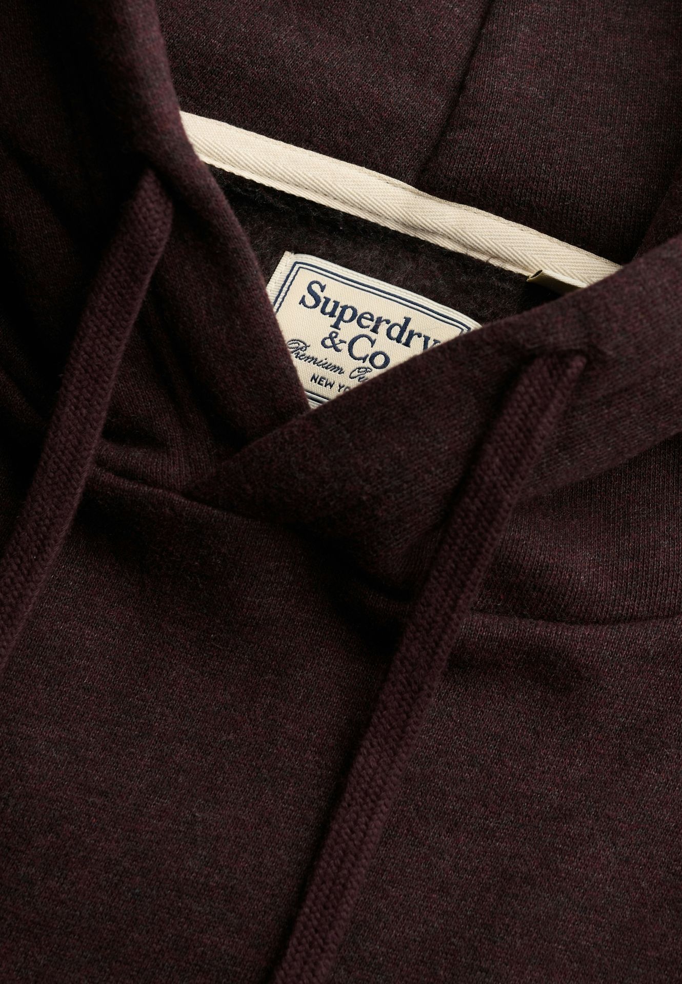Superdry Essential SD Co Logo Hoodie m8f Heritage Port Marl 2900168866044