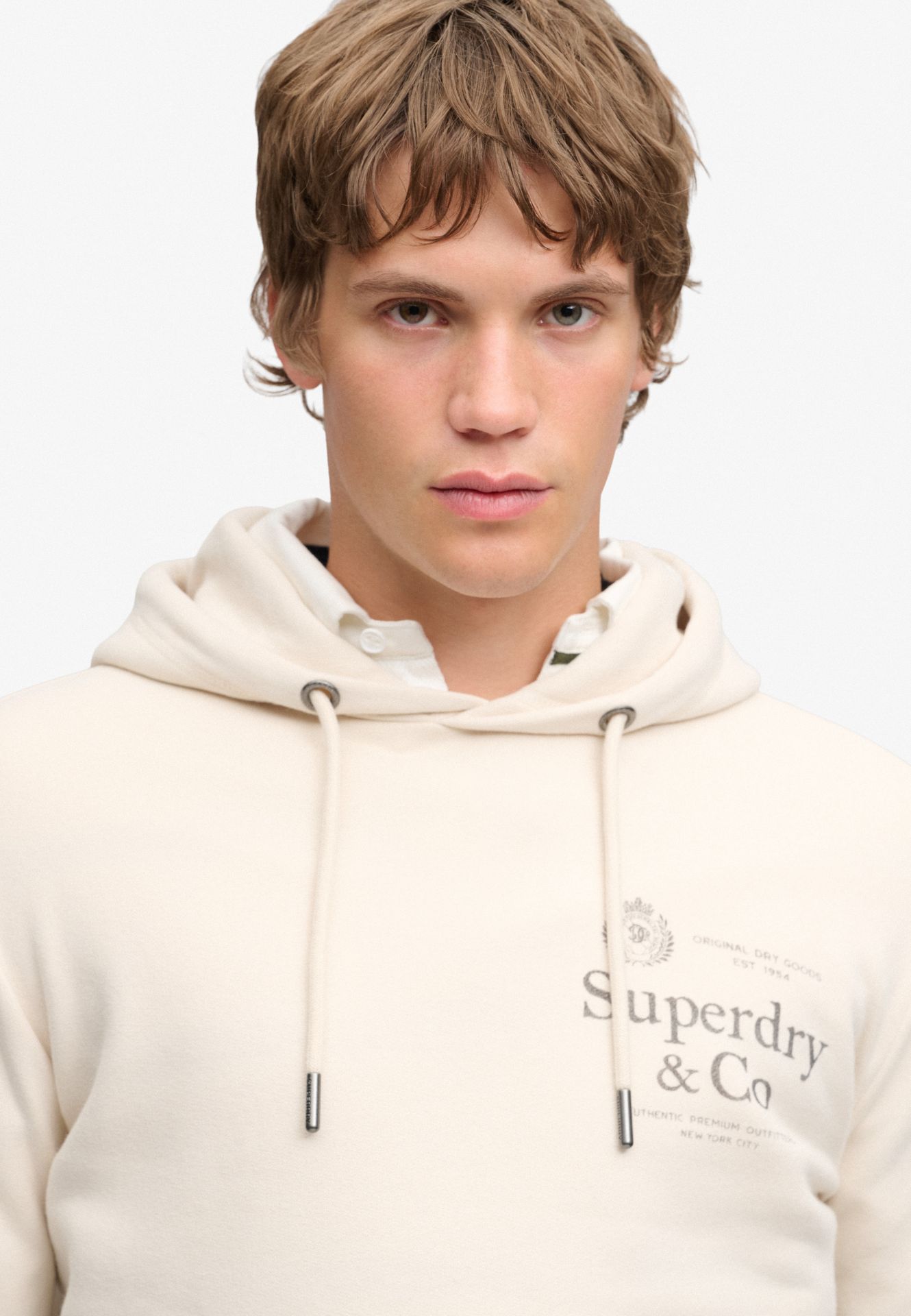 Superdry 1954 Company Relaxed Hoodie 9sh Birch 2900168867065
