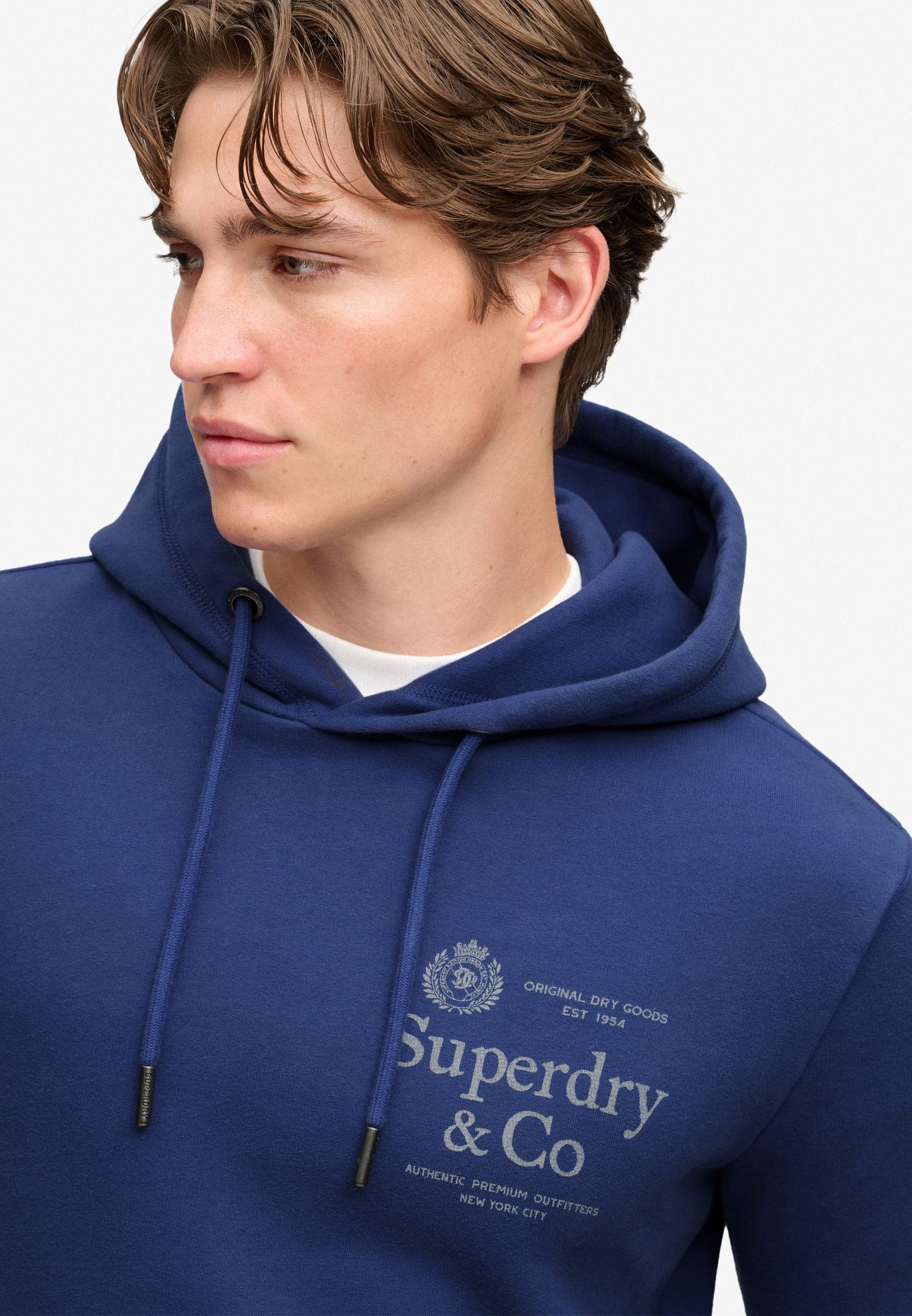 Superdry 1954 Company Relaxed Hoodie k5z Summit Blue 2900168868048