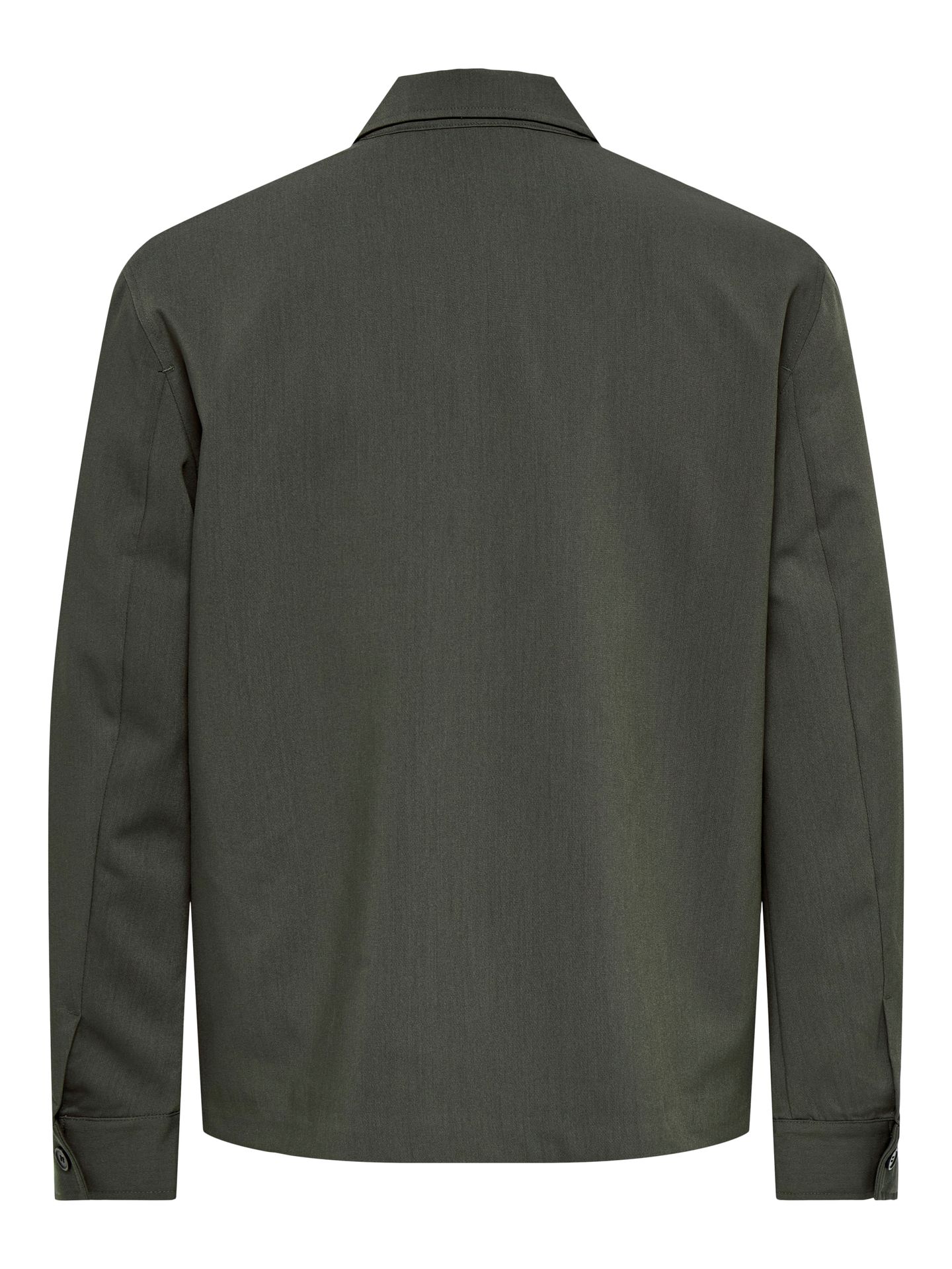 Only & Sons ONSWILL REG 0292 ZIP OVERSHIRT FRML Beluga 2900168870010