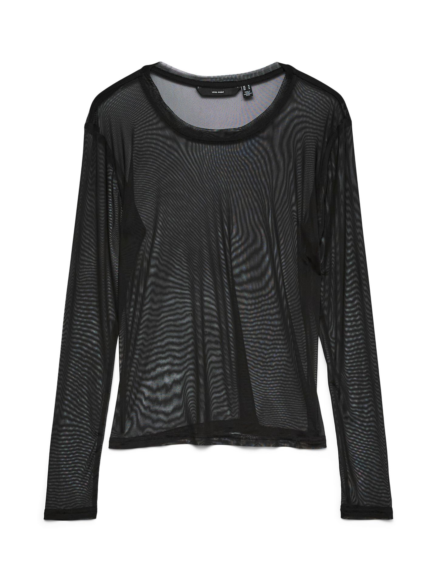 Vero Moda VMLOVA LS MESH TOP JRS NOOS Black 00119657-EKA26011400000025