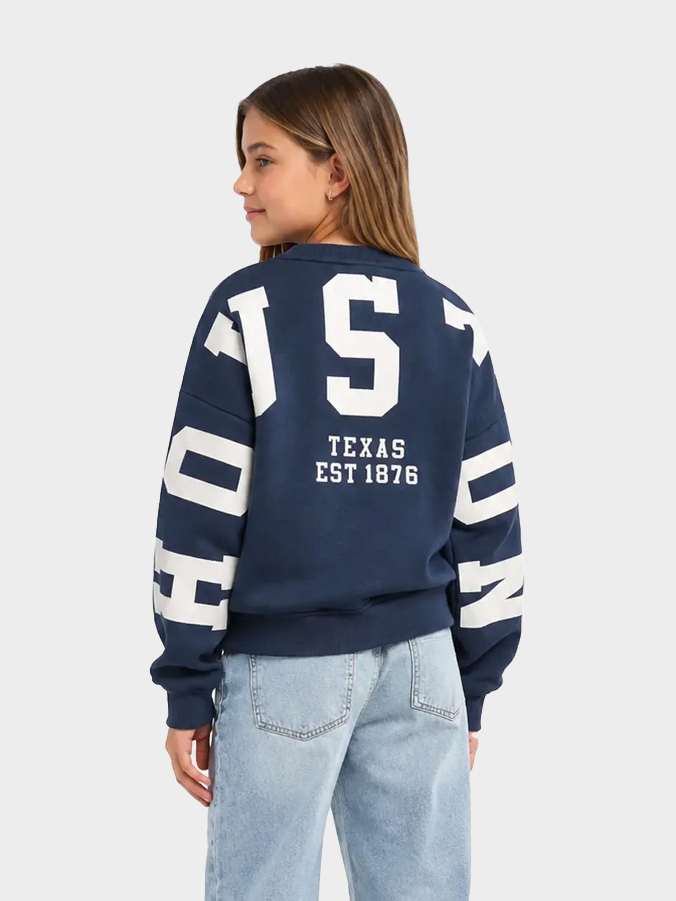 Only KOGSWEAT L/S BACK/SLEEVE PRINT SWT Night Sky/CAROLINE FLOWER 00119662-EKA26011400000385