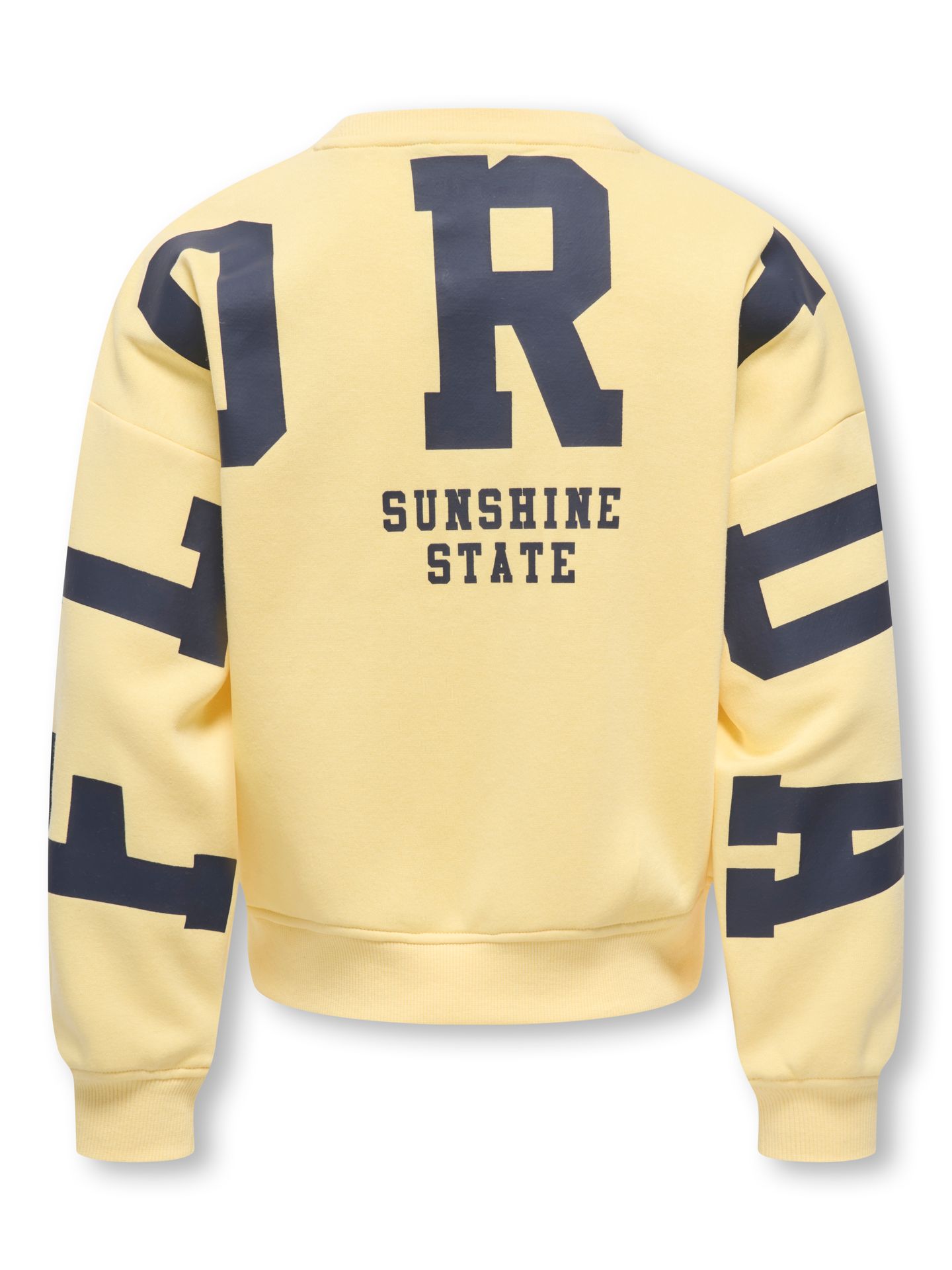 Only KOGSWEAT L/S BACK/SLEEVE PRINT SWT Mellow Yellow/Black/Tofu/Bracken/Ya 2900168887018