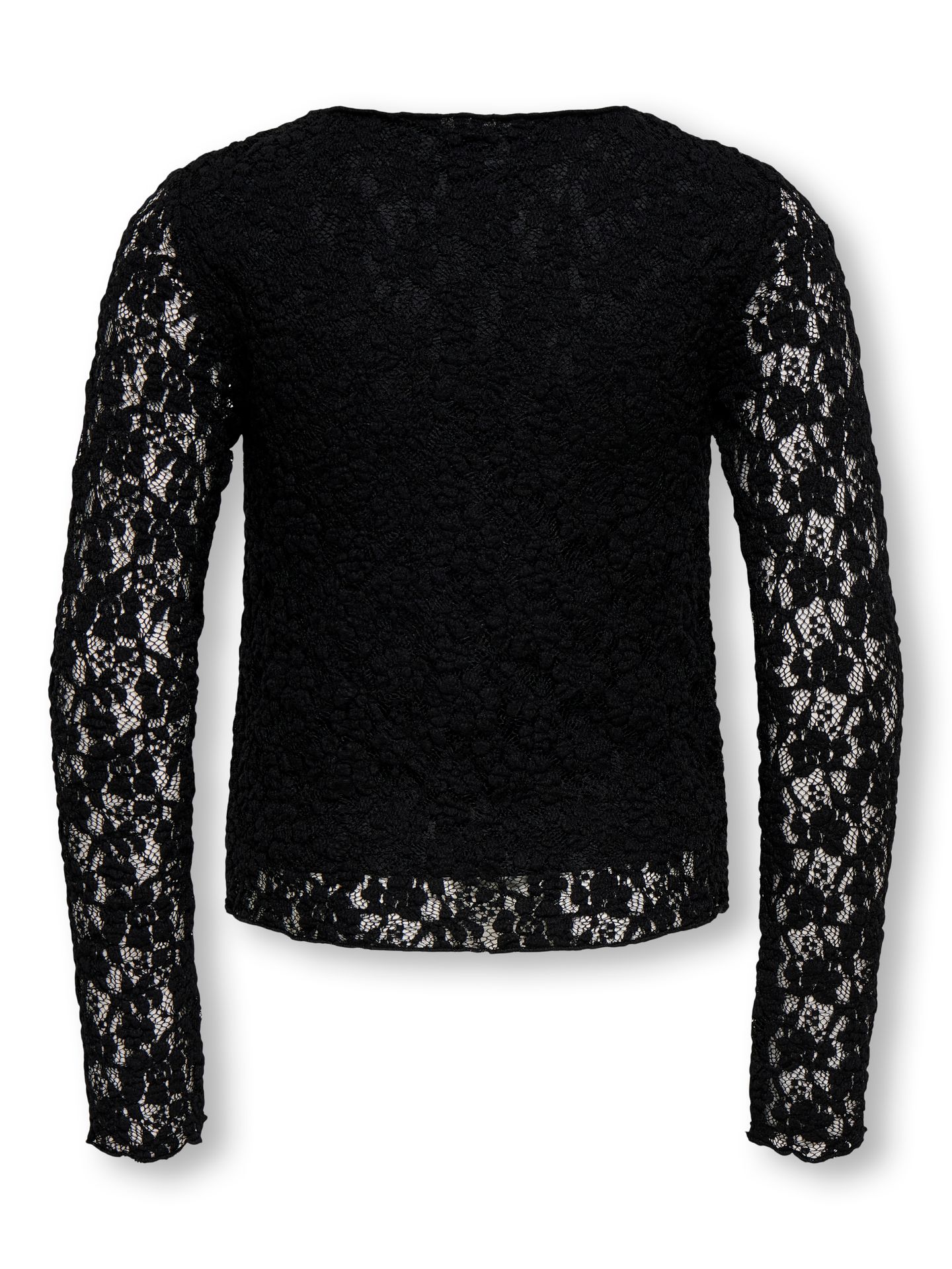 Only KOGLEIKA LS LACE TOP JRS NOOS Black 00119663-EKA26011400000004