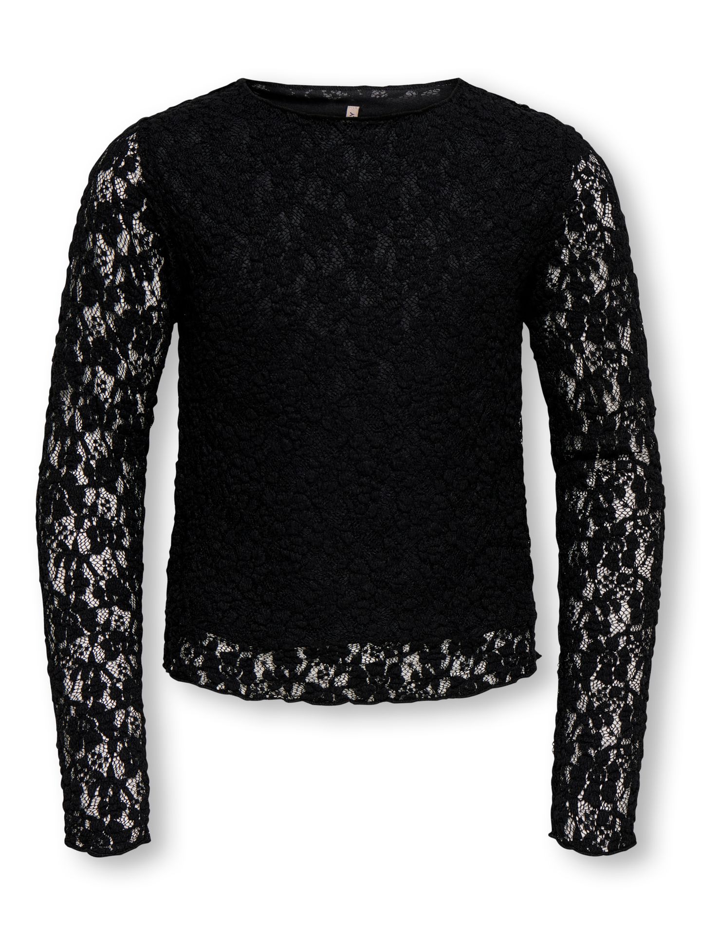 Only KOGLEIKA LS LACE TOP JRS NOOS Black 2900168890018