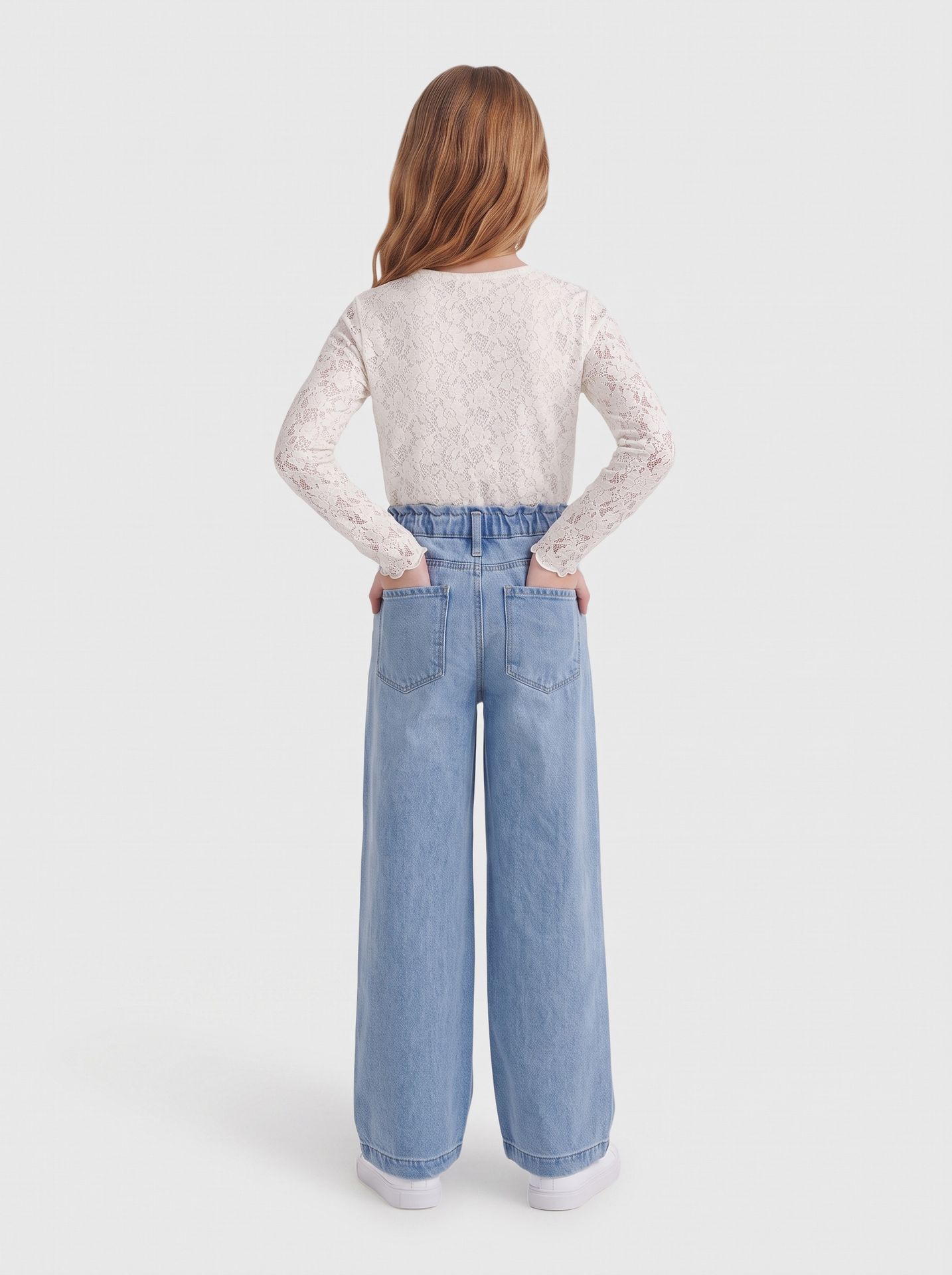 Kids Only KOGLEIKA LS LACE TOP JRS NOOS Cloud Dancer 2900170108033