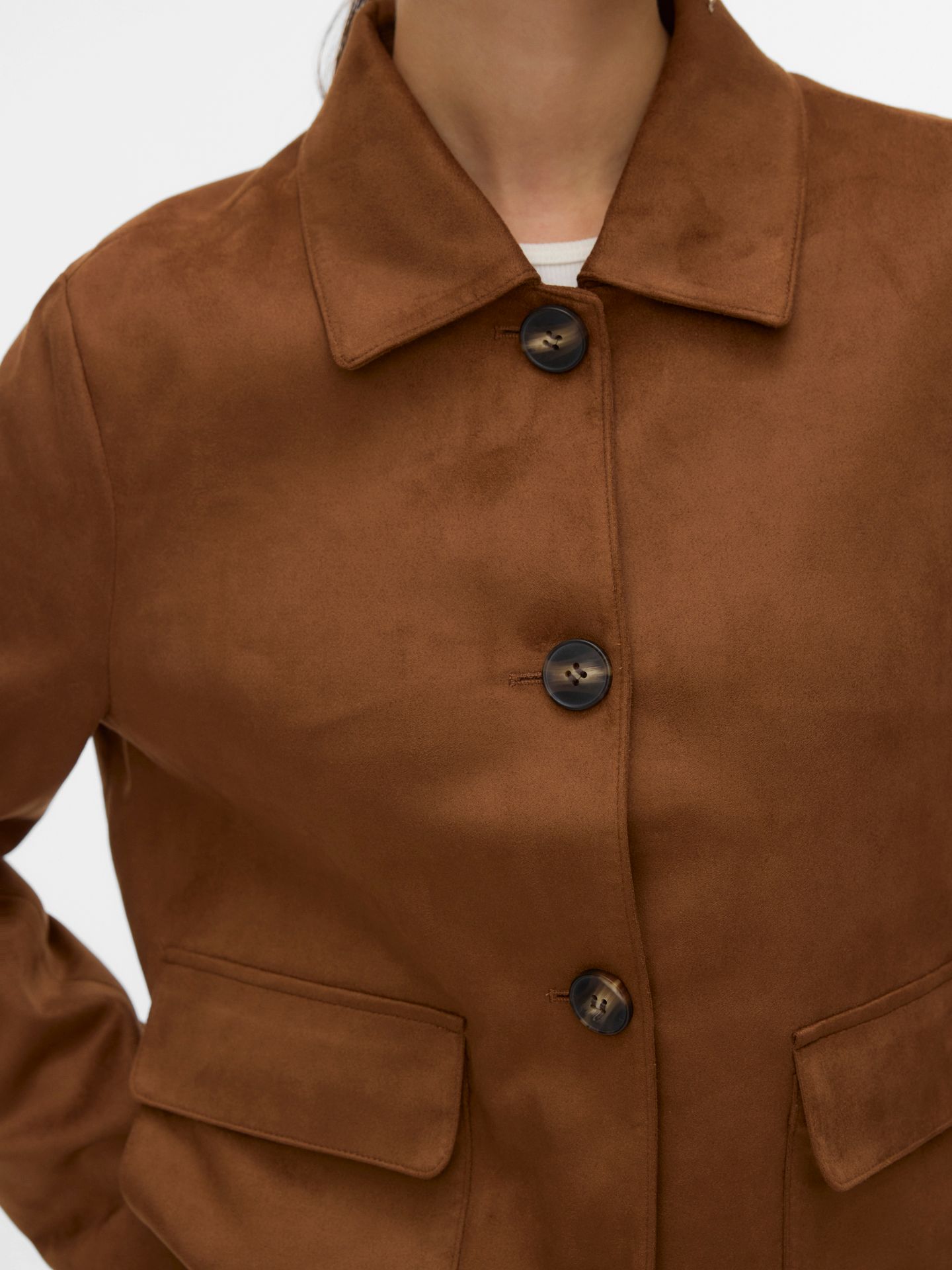 Vero Moda VMJOSE KELLY SHORT JACKET GA NOOS Cognac 2900168896034