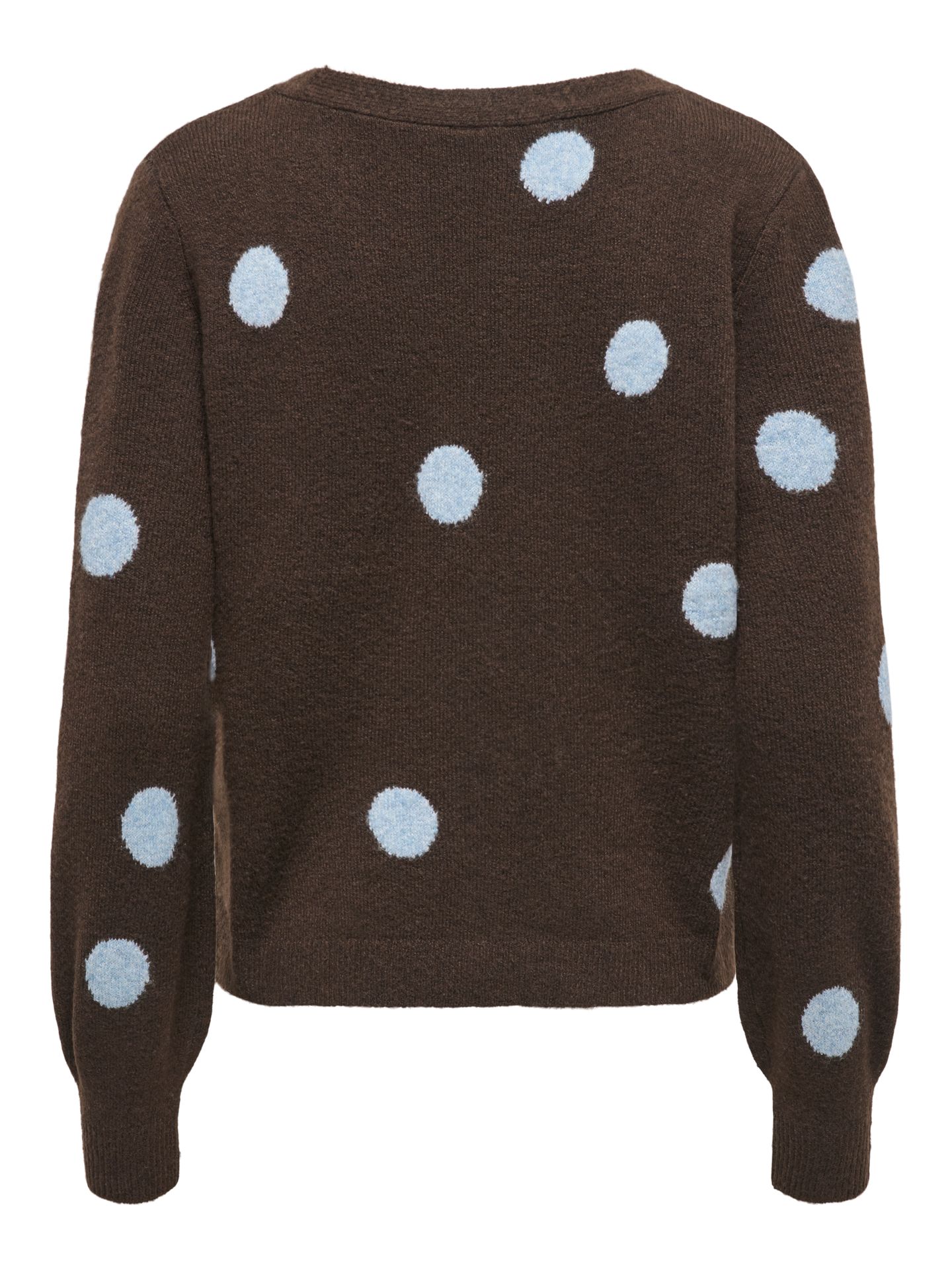 Only ONLRICA LS DETAIL V CARDI CC KNT Bracken/Dusty Blue/Mel/Dots 2900168900038
