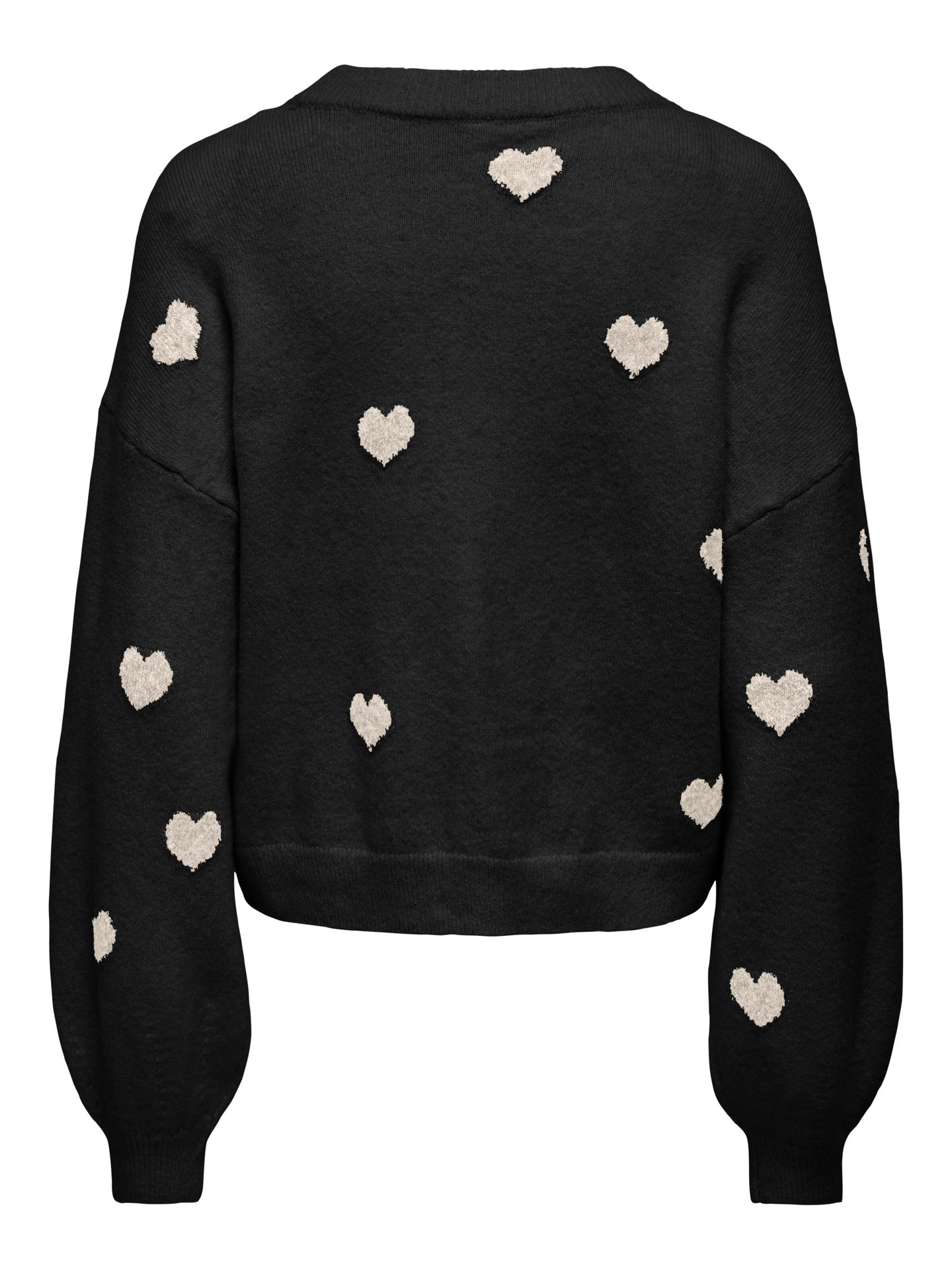 Only ONLRICA LS DETAIL O-NECK CC KNT Black/Clematis blue glitter 2900168903015
