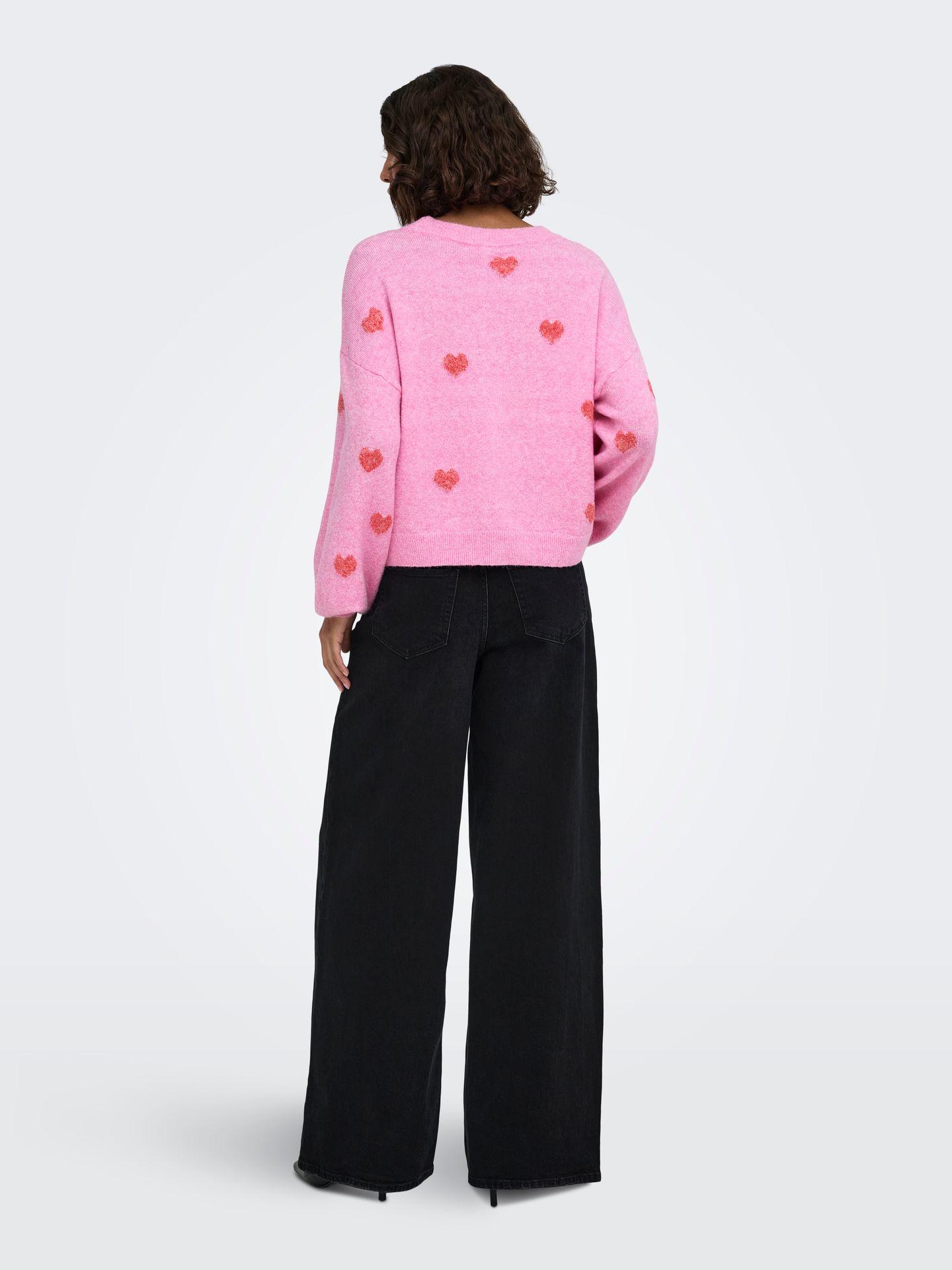 Only ONLRICA LS DETAIL O-NECK CC KNT Begonia Pink/Pirouette 2900168902025