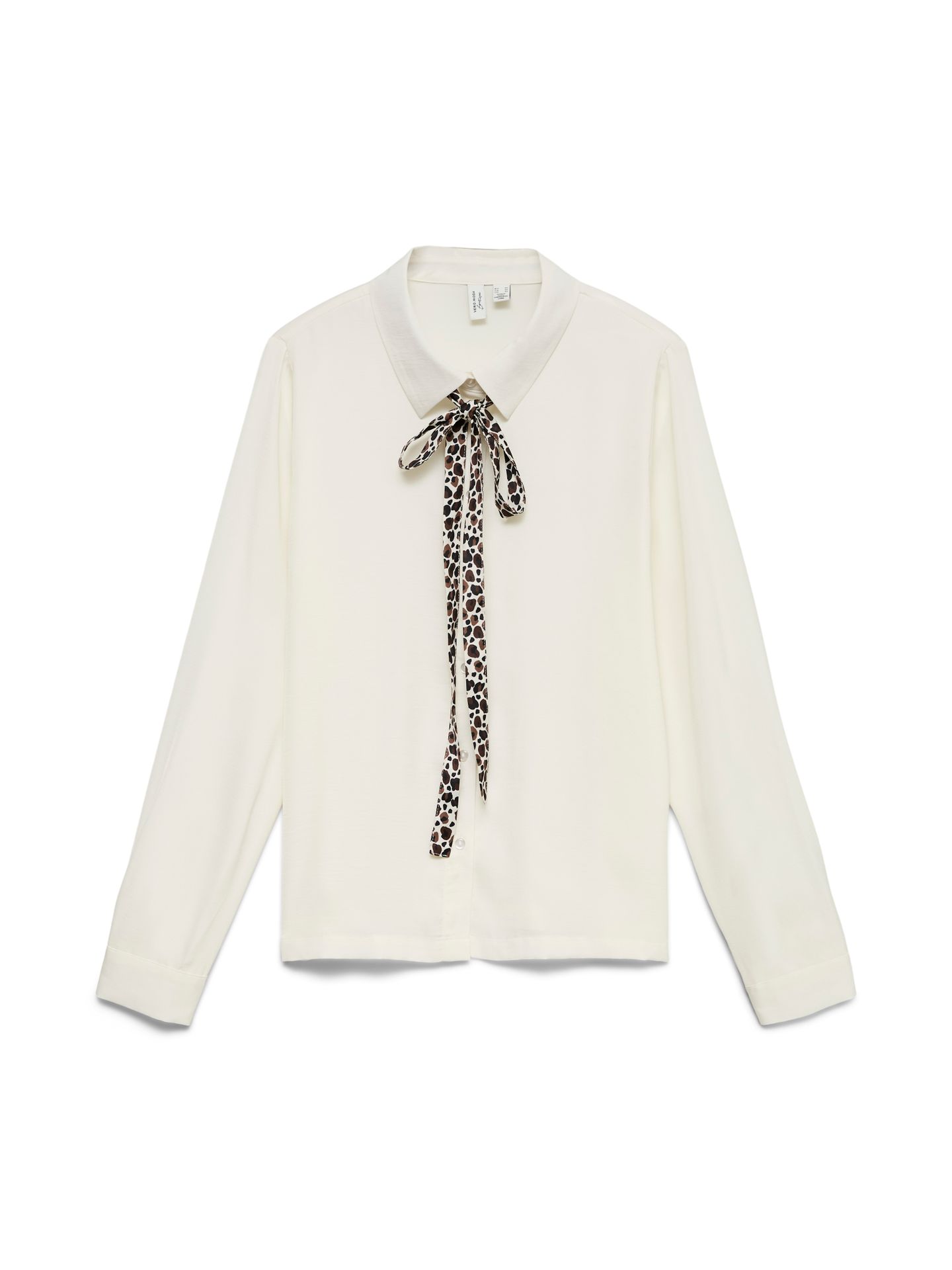 Vero Moda VMMORETCHEN LS SHIRT WVN BTQ Birch/Dicte 00119677-EKA26011400000164