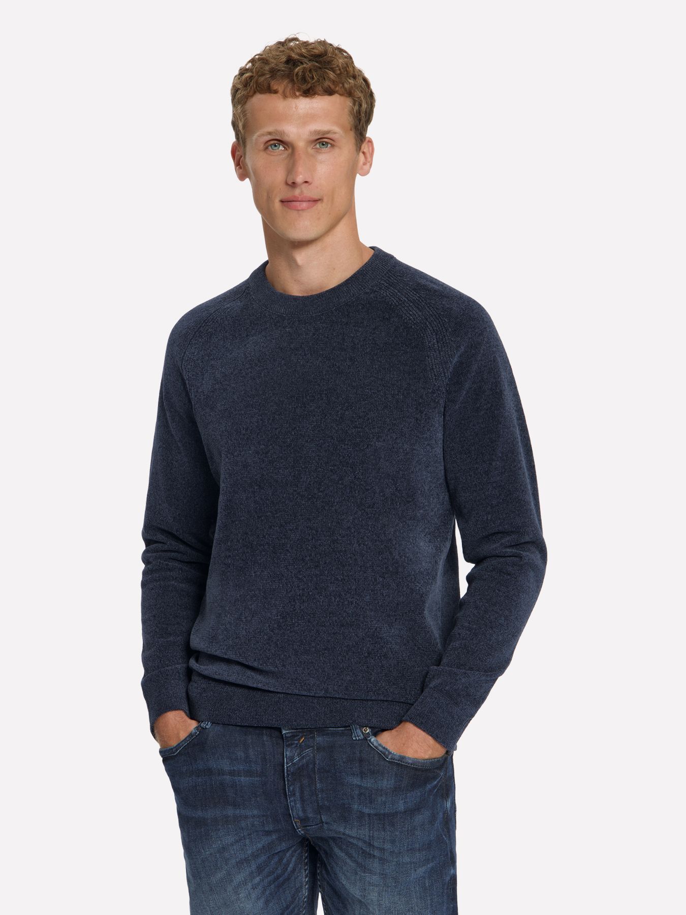 No Excess Pullover Crewneck Light Weight Chenille 178 dark night 00119684-EKA14000100000115
