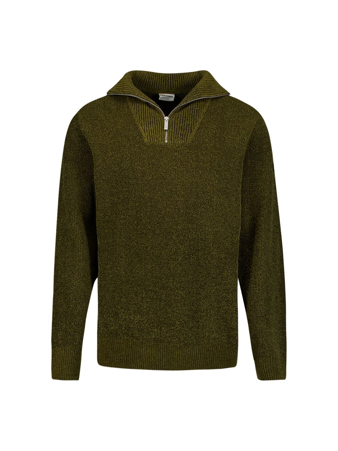 No Excess Pullover Half Zip High Neck Light Weight Chenille 152 moss 00119685-EKA14000100000114