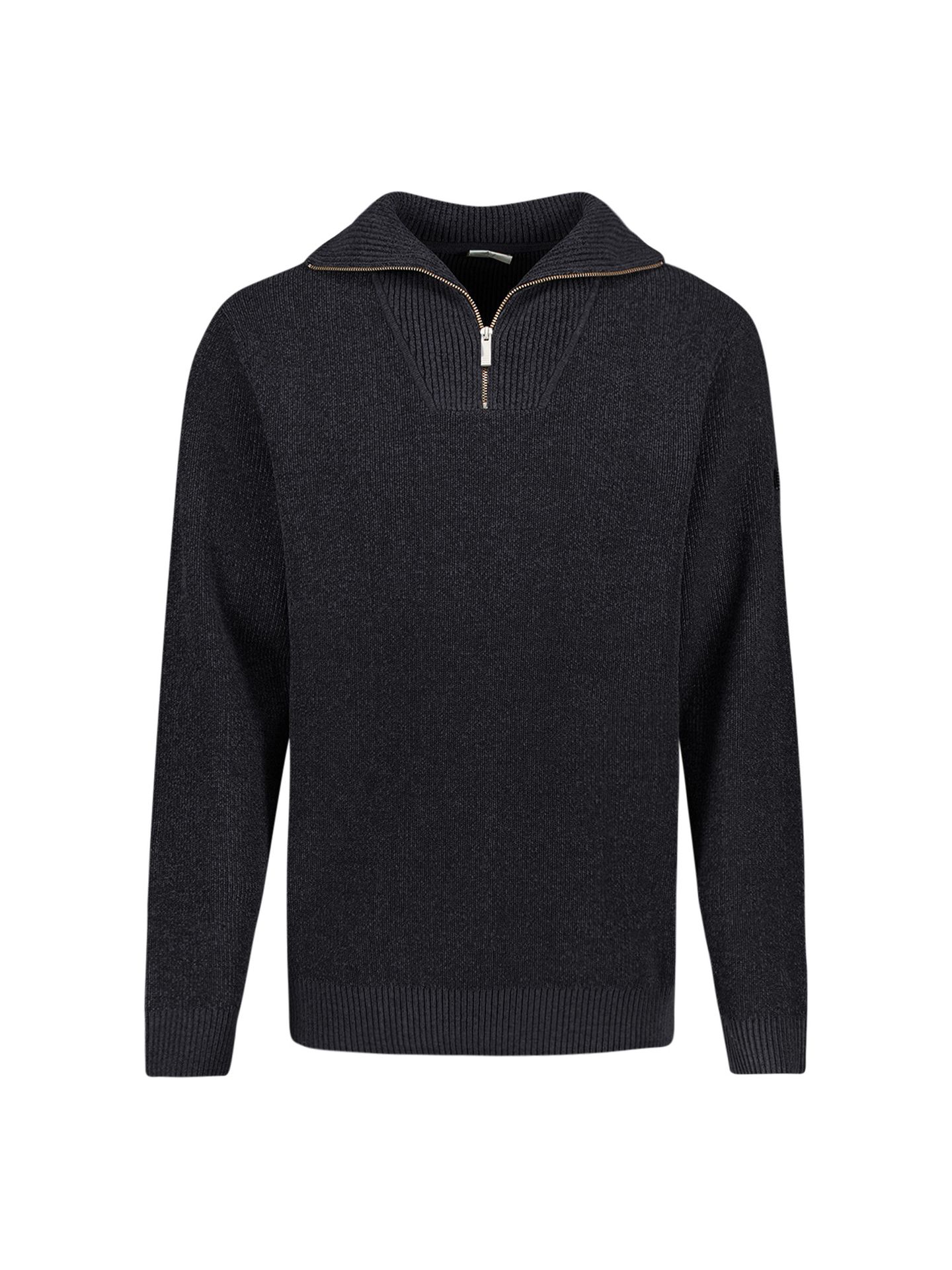 No Excess Pullover Half Zip High Neck Light Weight Chenille 178 dark night 00119685-EKA14000100000115
