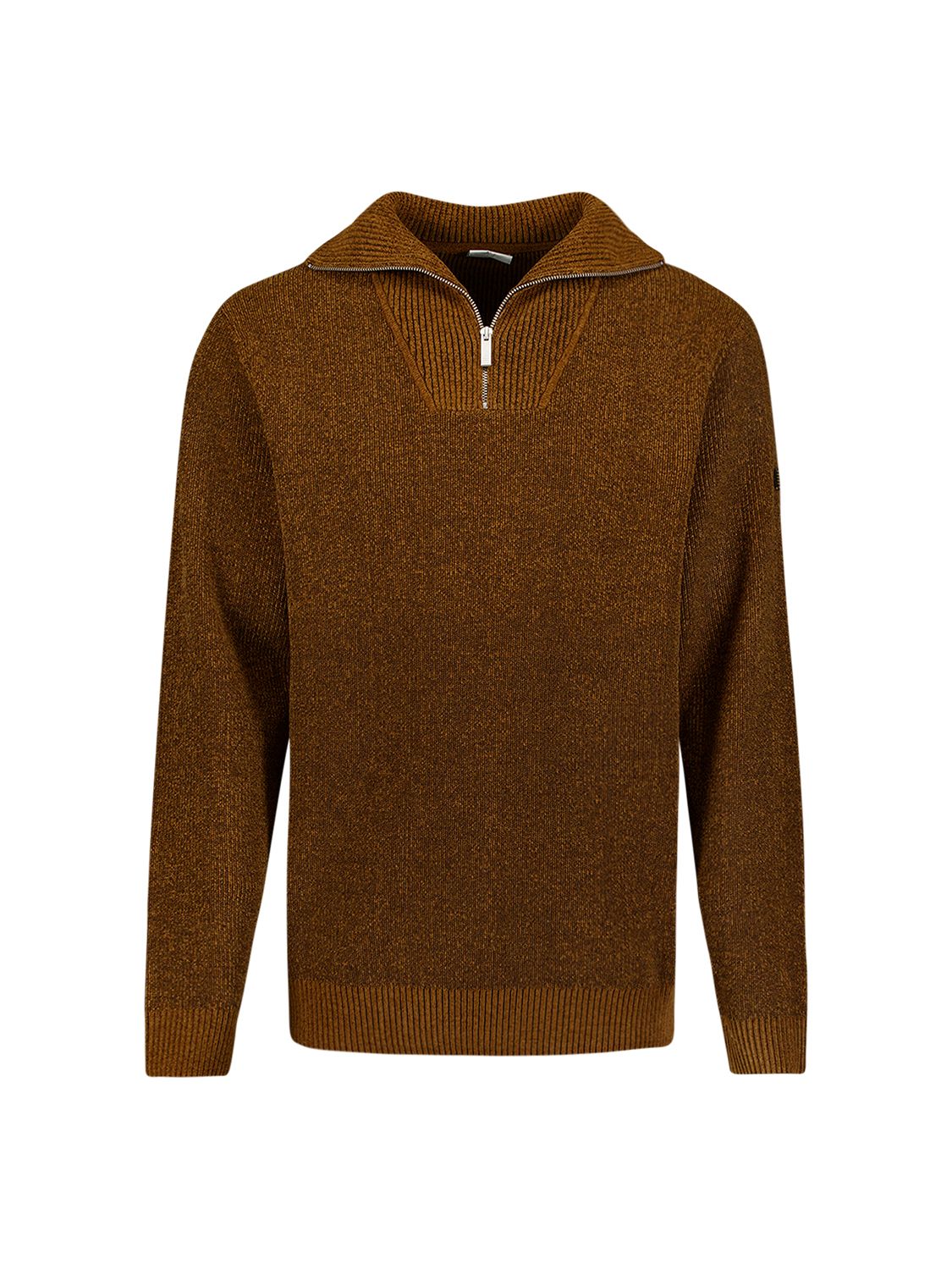 No Excess Pullover Half Zip High Neck Light Weight Chenille 048 caramel 00119685-EKA14000100000116