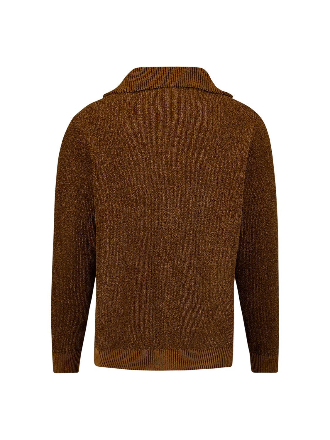 No Excess Pullover Half Zip High Neck Light Weight Chenille 048 caramel 2900168938048