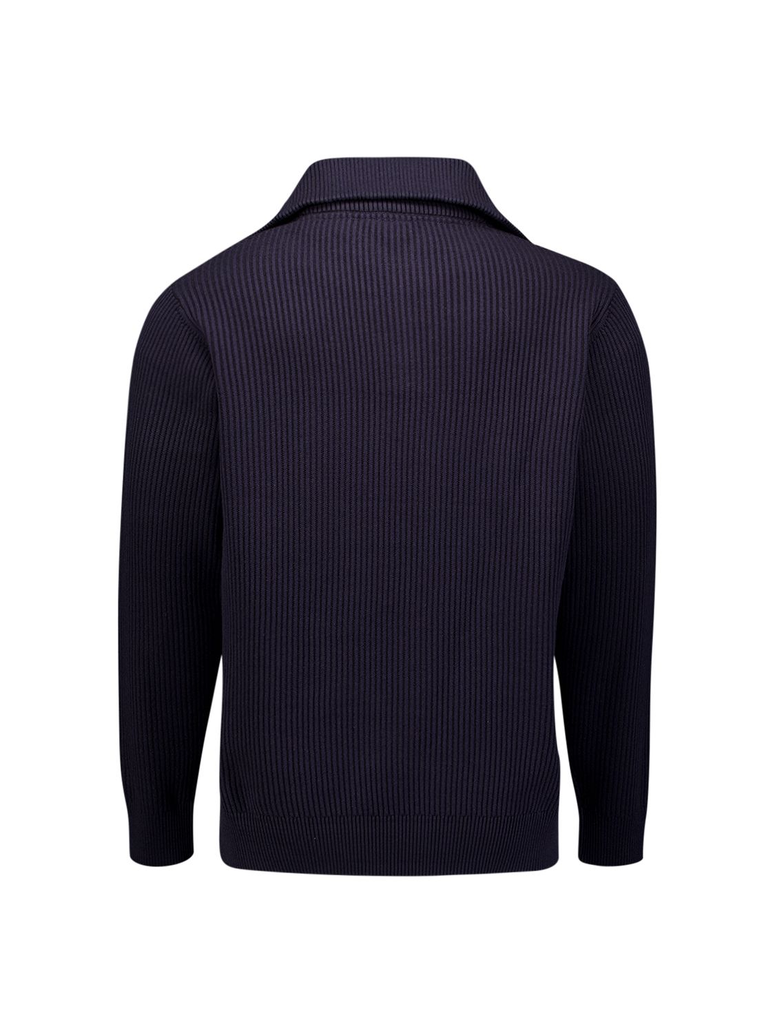 No Excess Pullover Half Zip Wing Collar Tuck Stitch 178 dark night 2900168945077