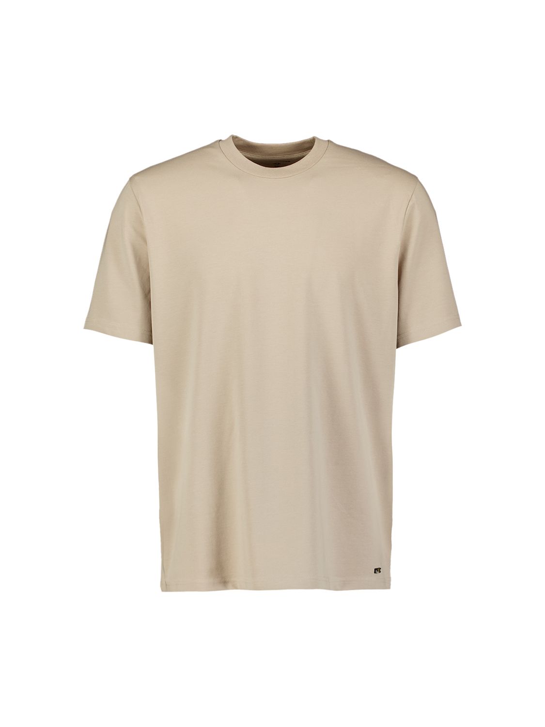 No Excess T-Shirt Crewneck Solid Basic Stretch 122 cement 00119688-EKA14000100000074