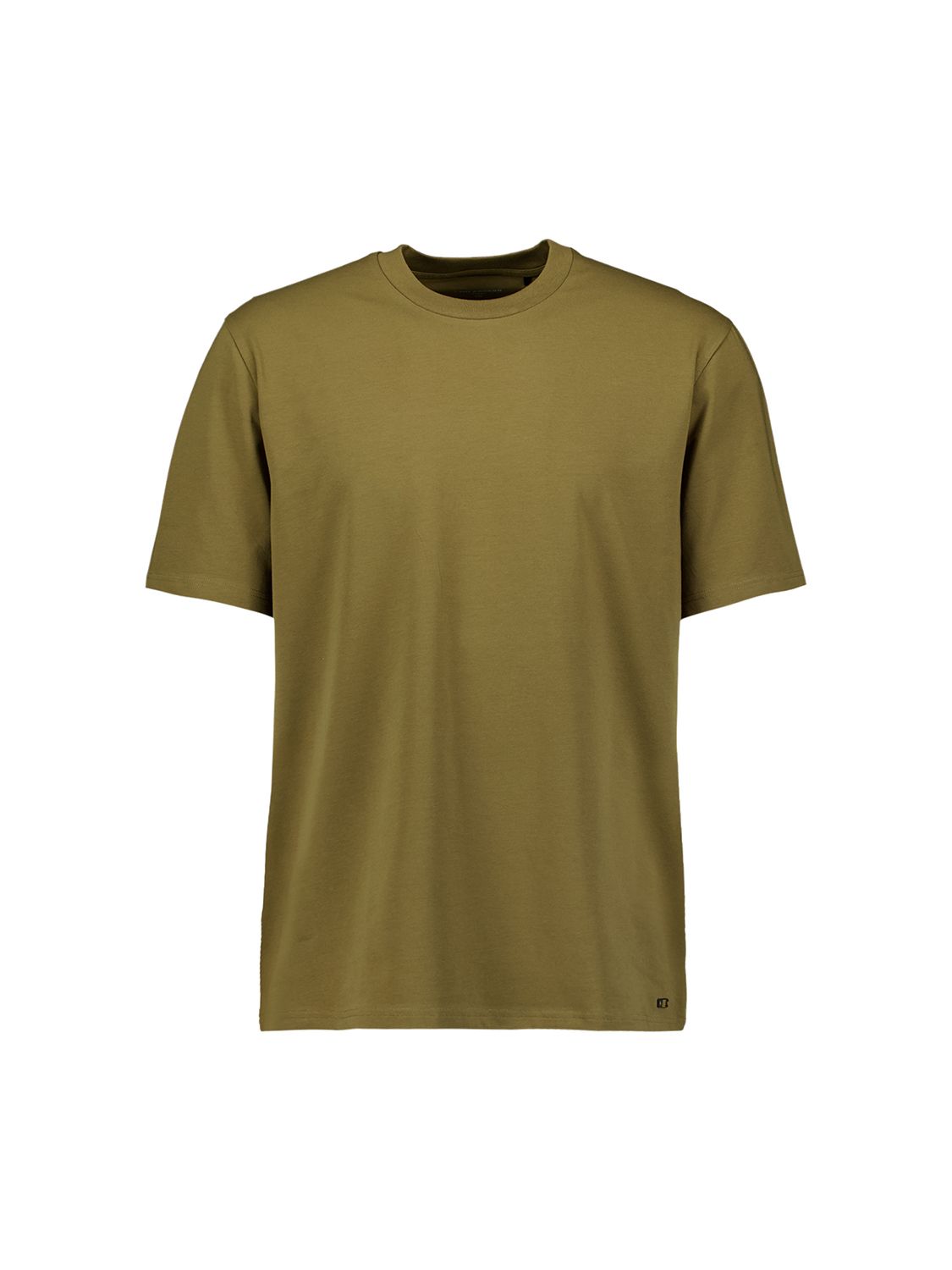 No Excess T-Shirt Crewneck Solid Basic Stretch 152 moss 00119688-EKA14000100000114