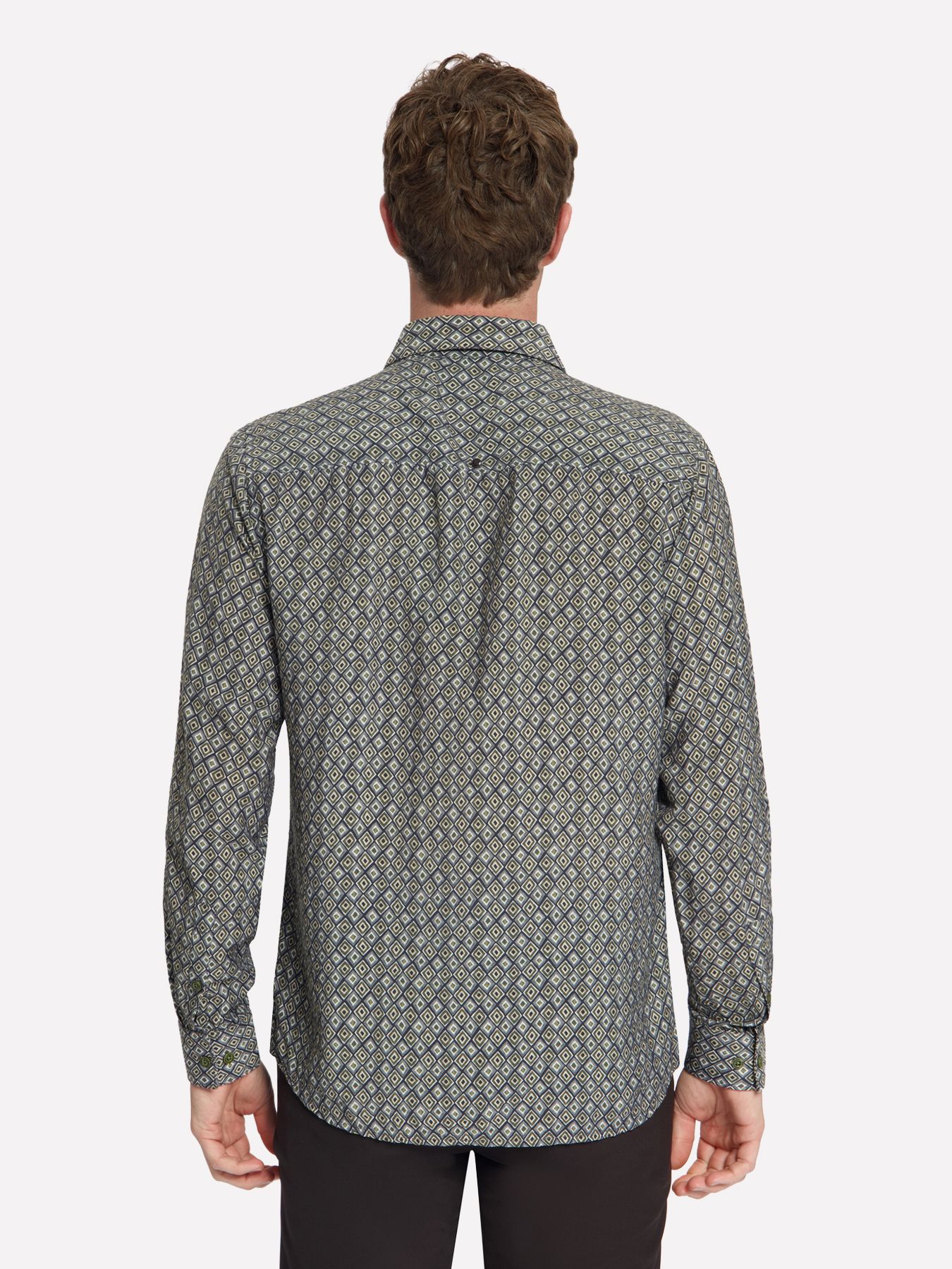 No Excess Shirt Allover Printed 152 moss 2900168952099