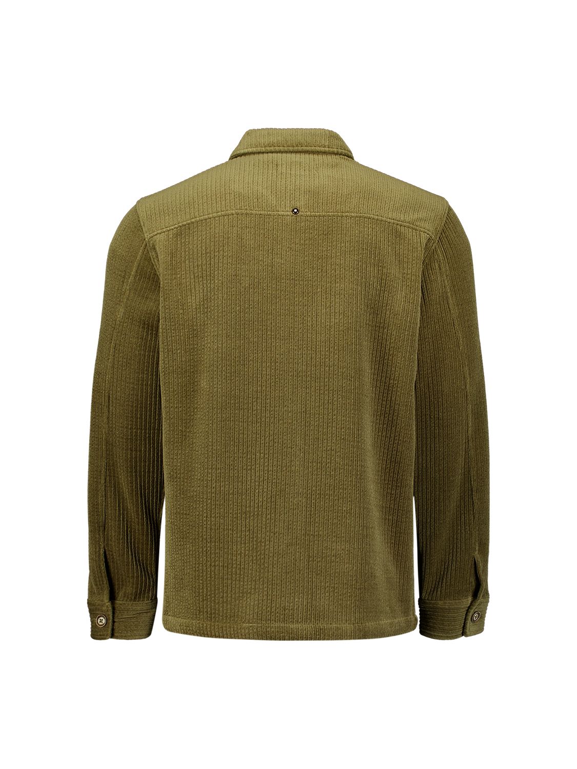 No Excess Overshirt Full Button Rib Sweat 053 army 2900168959043
