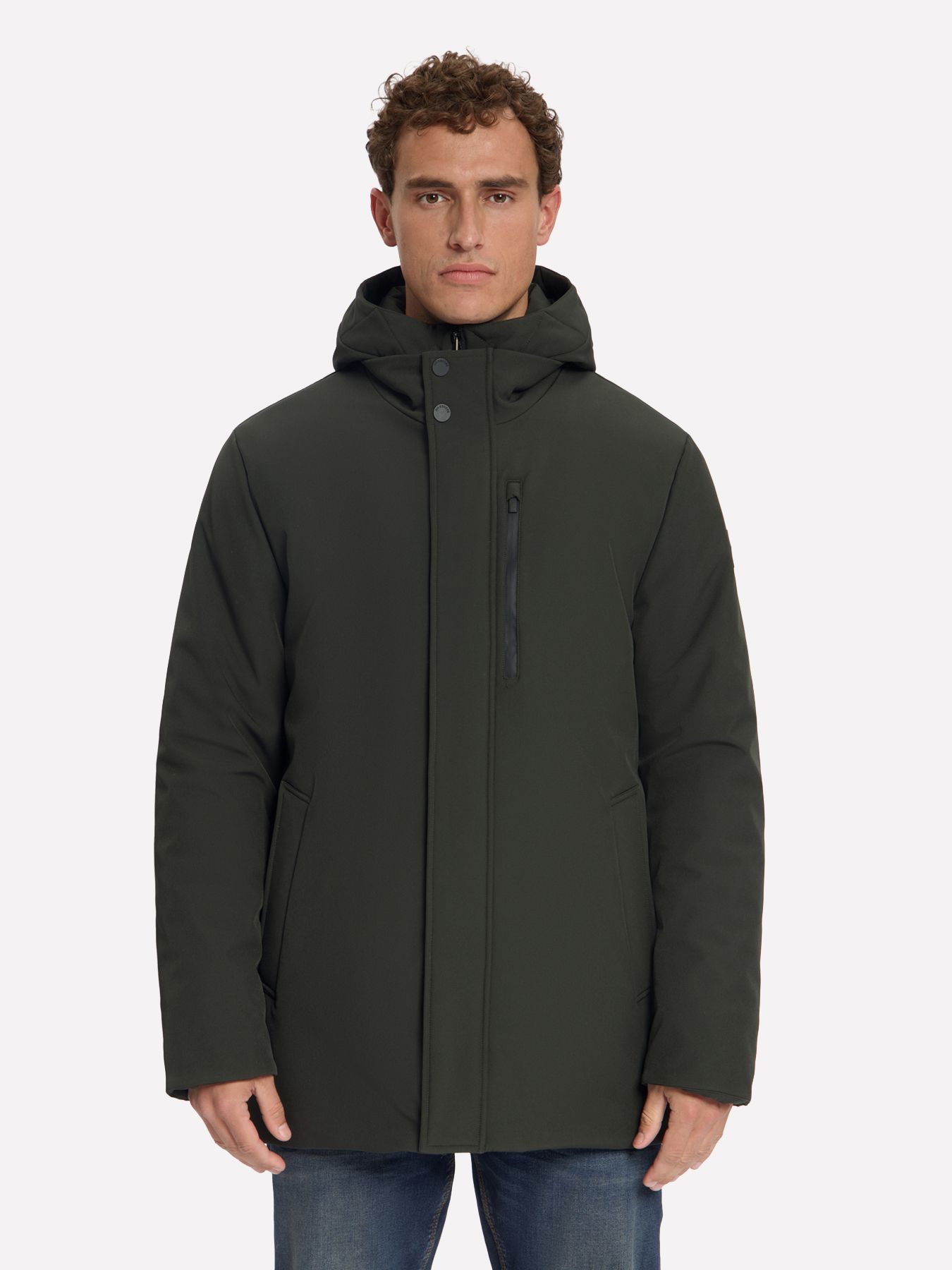 No Excess Jacket Hooded Softshell 059 dark army 00119699-EKA14000100000119