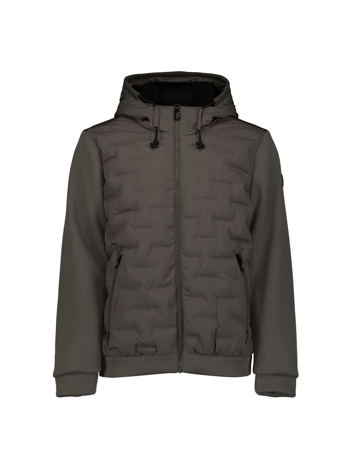 No Excess Jacket Short Fit Sealed Hooded Knitted Mix 053 army 00119700-EKA14000100000118