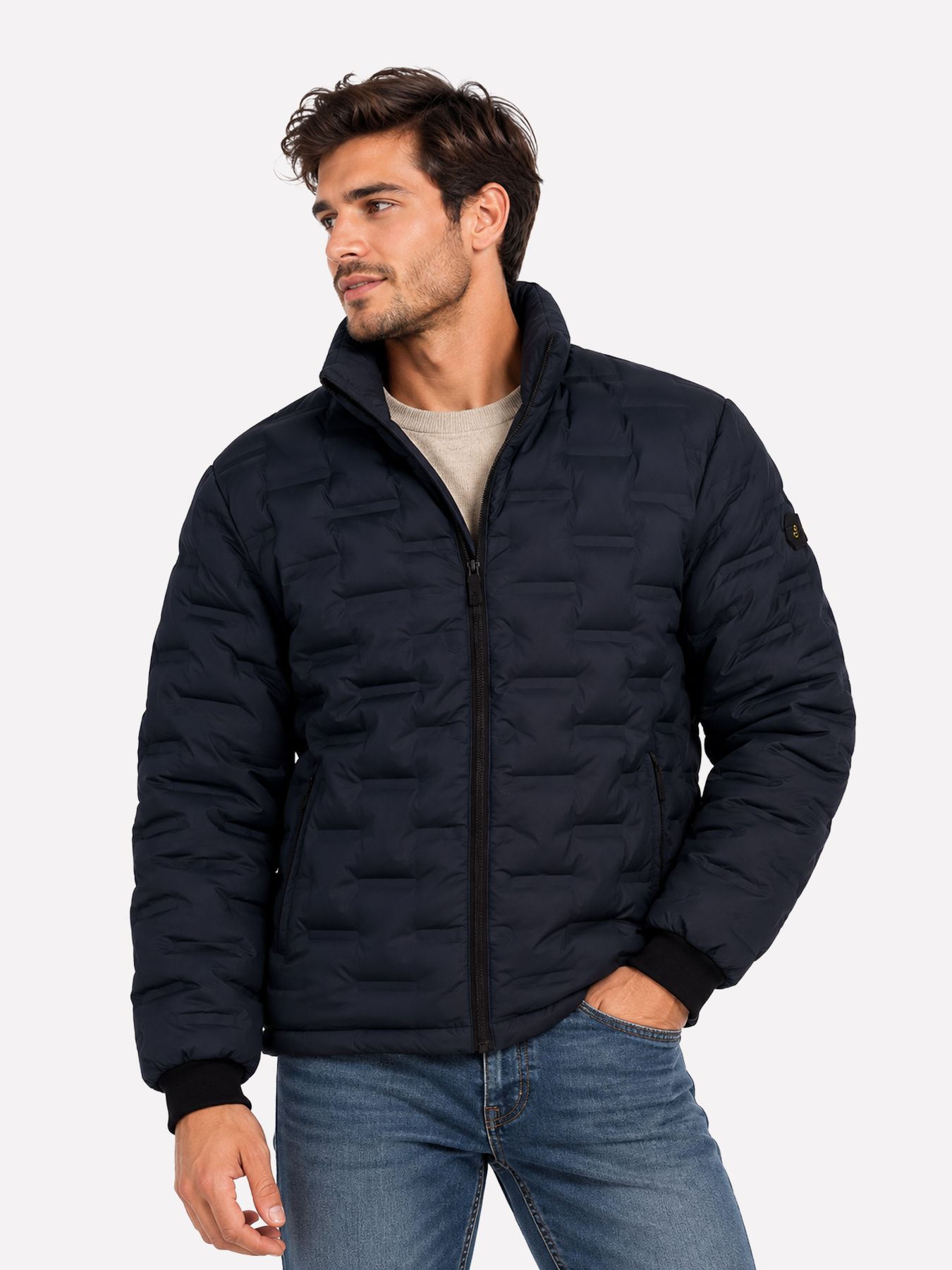 No Excess Jacket Short Fit Padded Sealed 178 dark night 00119701-EKA14000100000115