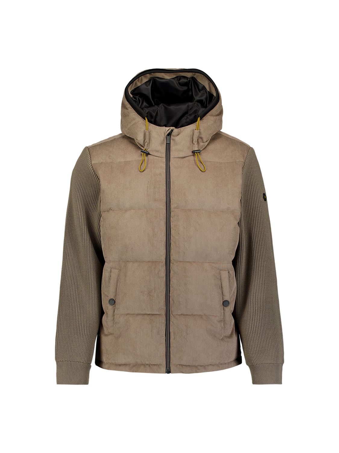 No Excess Jacket Corduroy Knitted Mix Hooded 149 mud 00119702-EKA14000100000120