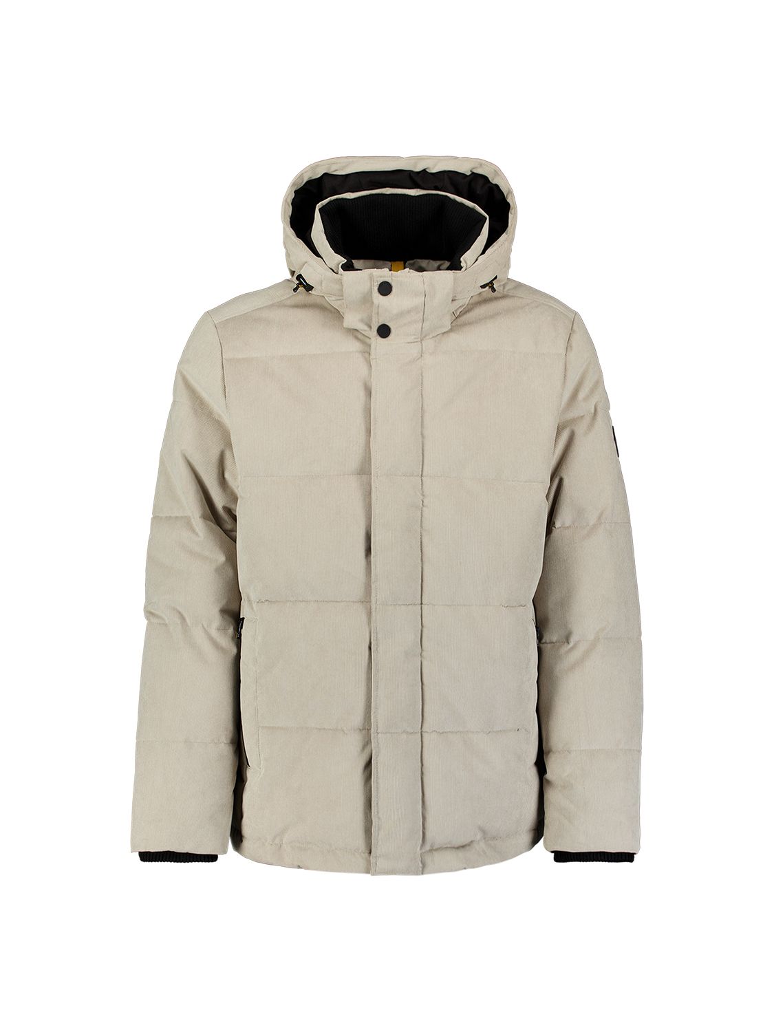 No Excess Jacket Medium Length Corduroy Hooded 014 stone 00119703-EKA14000100000070
