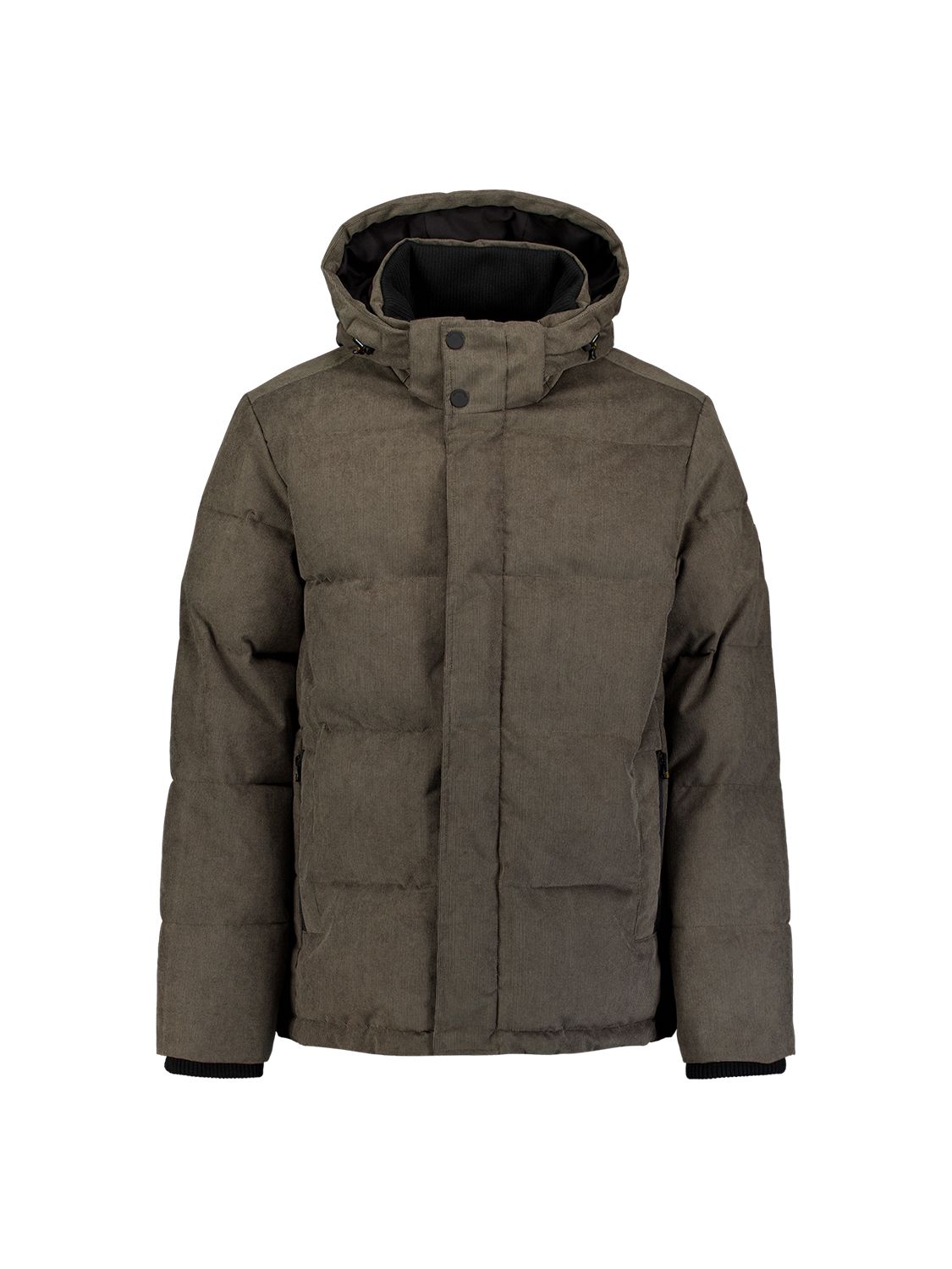 No Excess Jacket Medium Length Corduroy Hooded 053 army 2900168974077