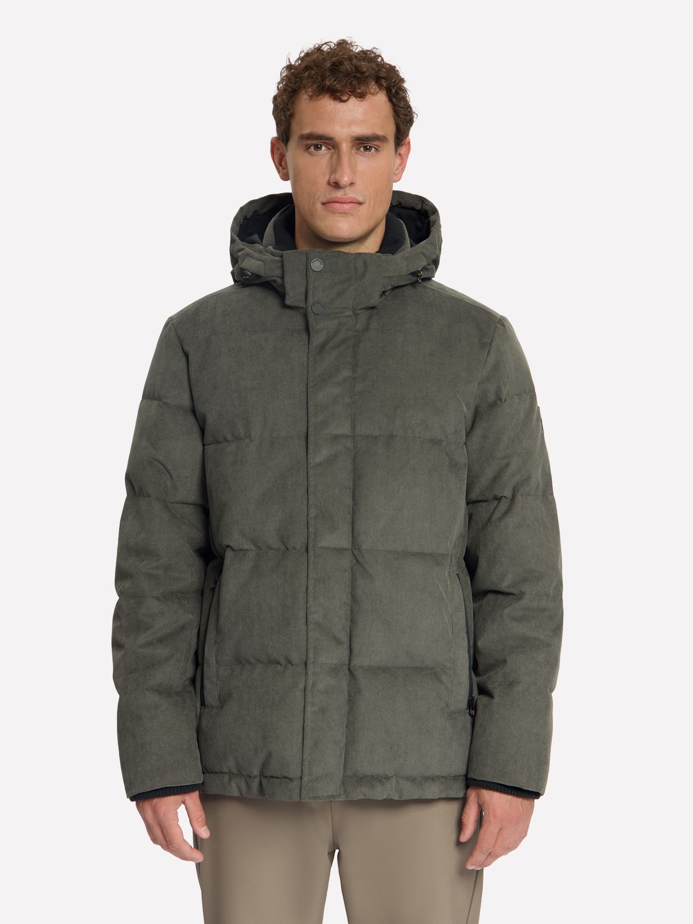 No Excess Jacket Medium Length Corduroy Hooded 053 army 00119703-EKA14000100000118