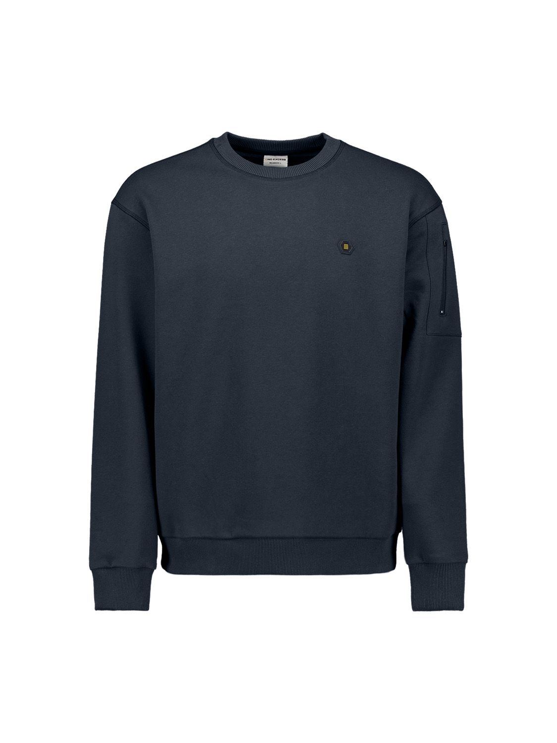 No Excess Sweater Crewneck Brushed inside 178 dark night 00119707-EKA14000100000115