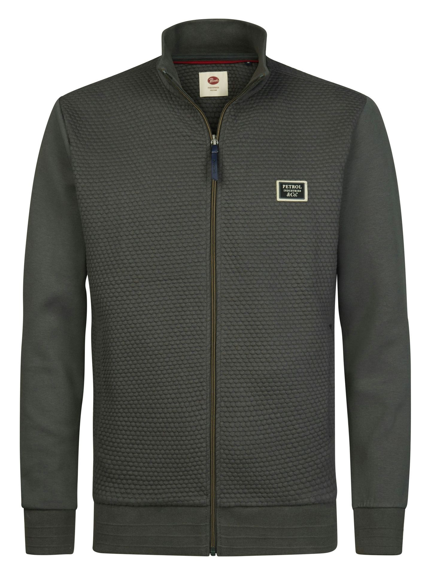 Petrol Industries Men Sweater Collar Zip 6185 Steel Green 00119711-EKA26002700000192
