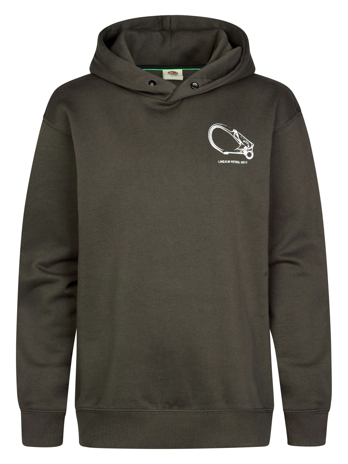 Petrol Industries Boys Sweater Hooded Print 9066 beluga 00119715-EKA26002700000168
