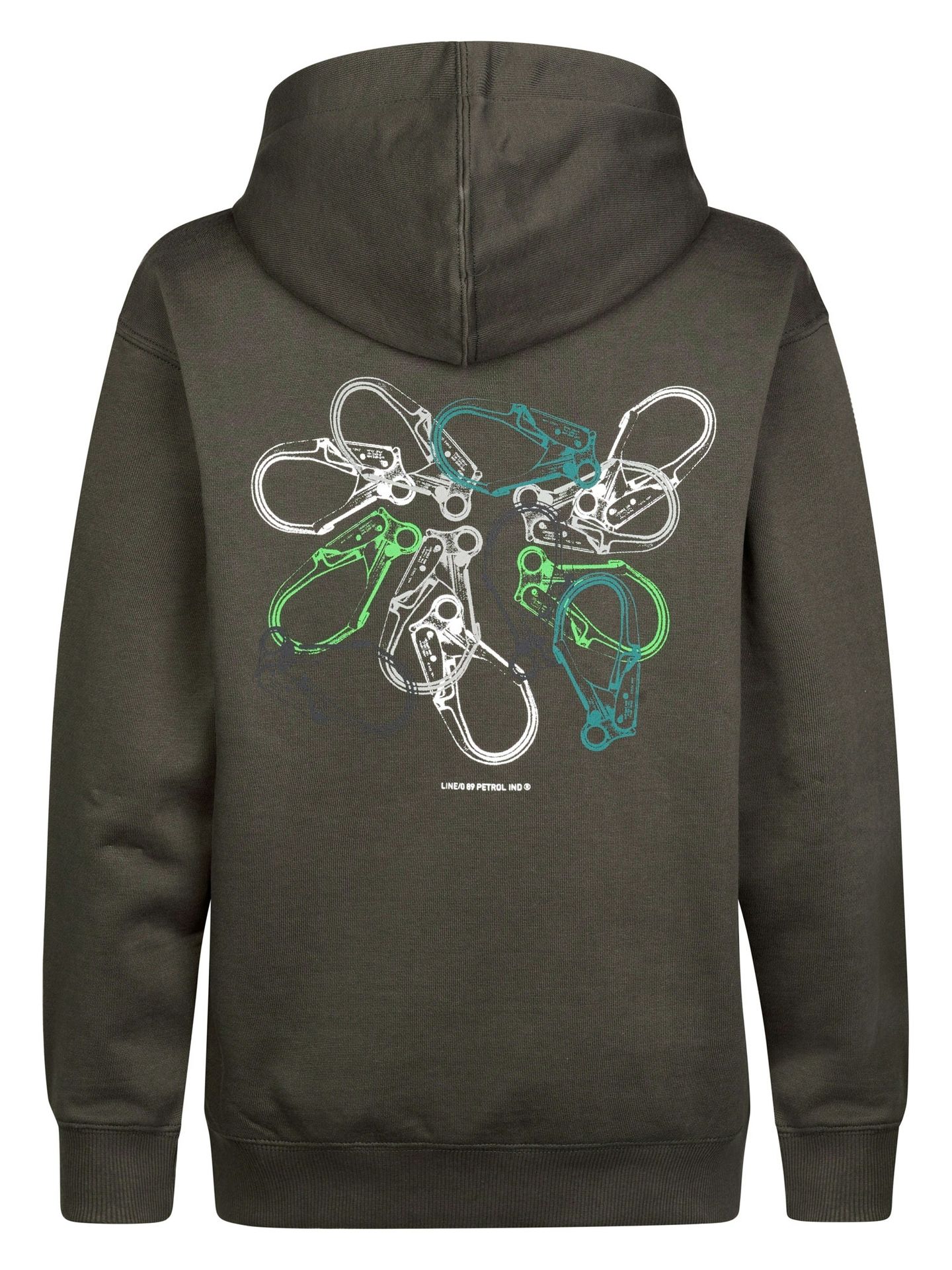 Petrol Industries Boys Sweater Hooded Print 9066 beluga 2900168998035