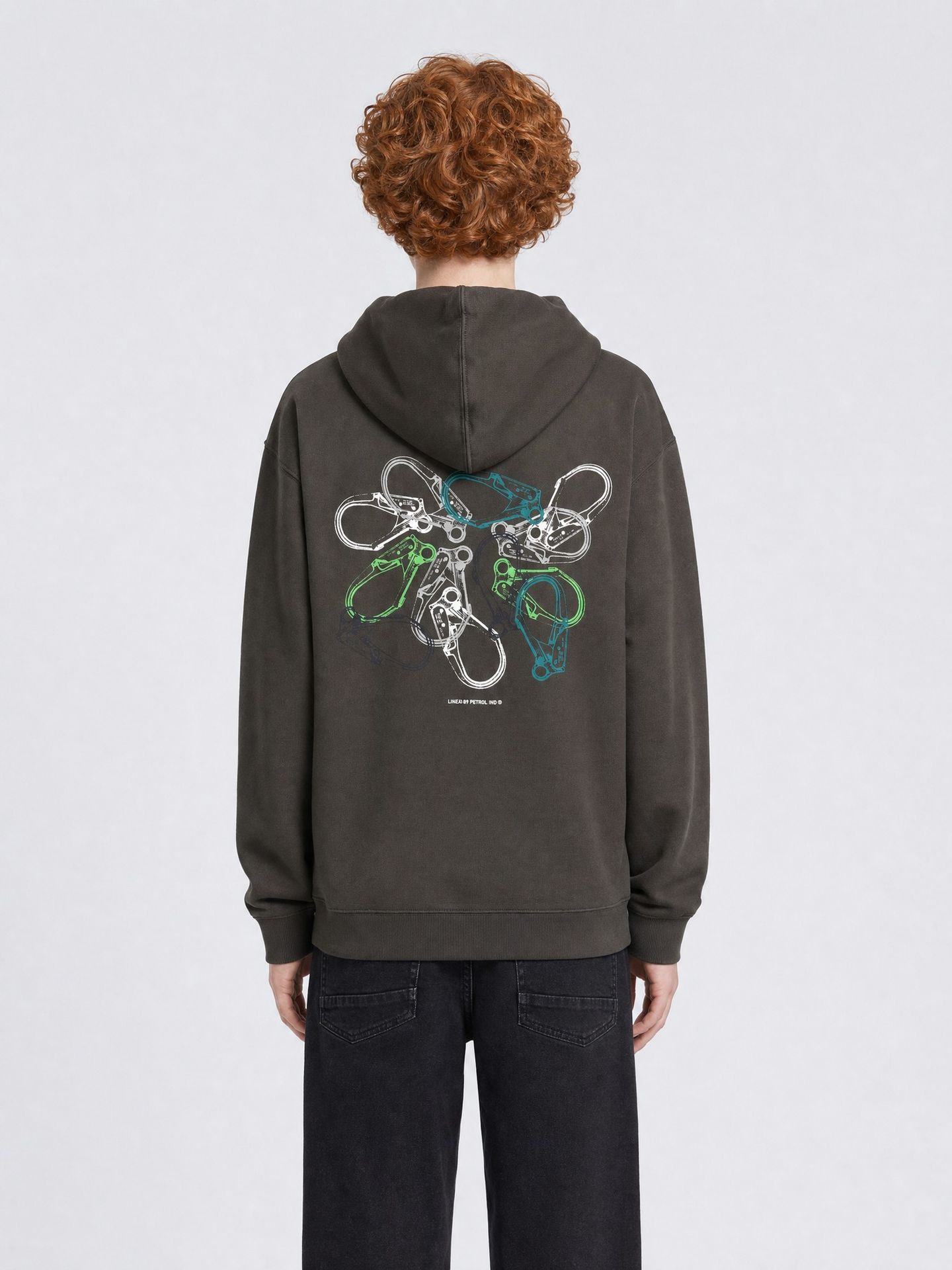 Petrol Industries Boys Sweater Hooded Print 9066 beluga 2900168998035