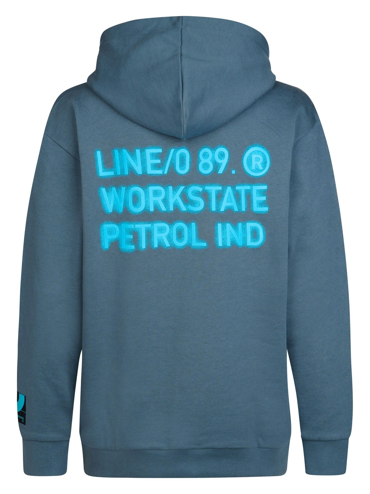 Petrol Industries Boys Sweater Hooded Print 5202 Storm Blue 2900168999070