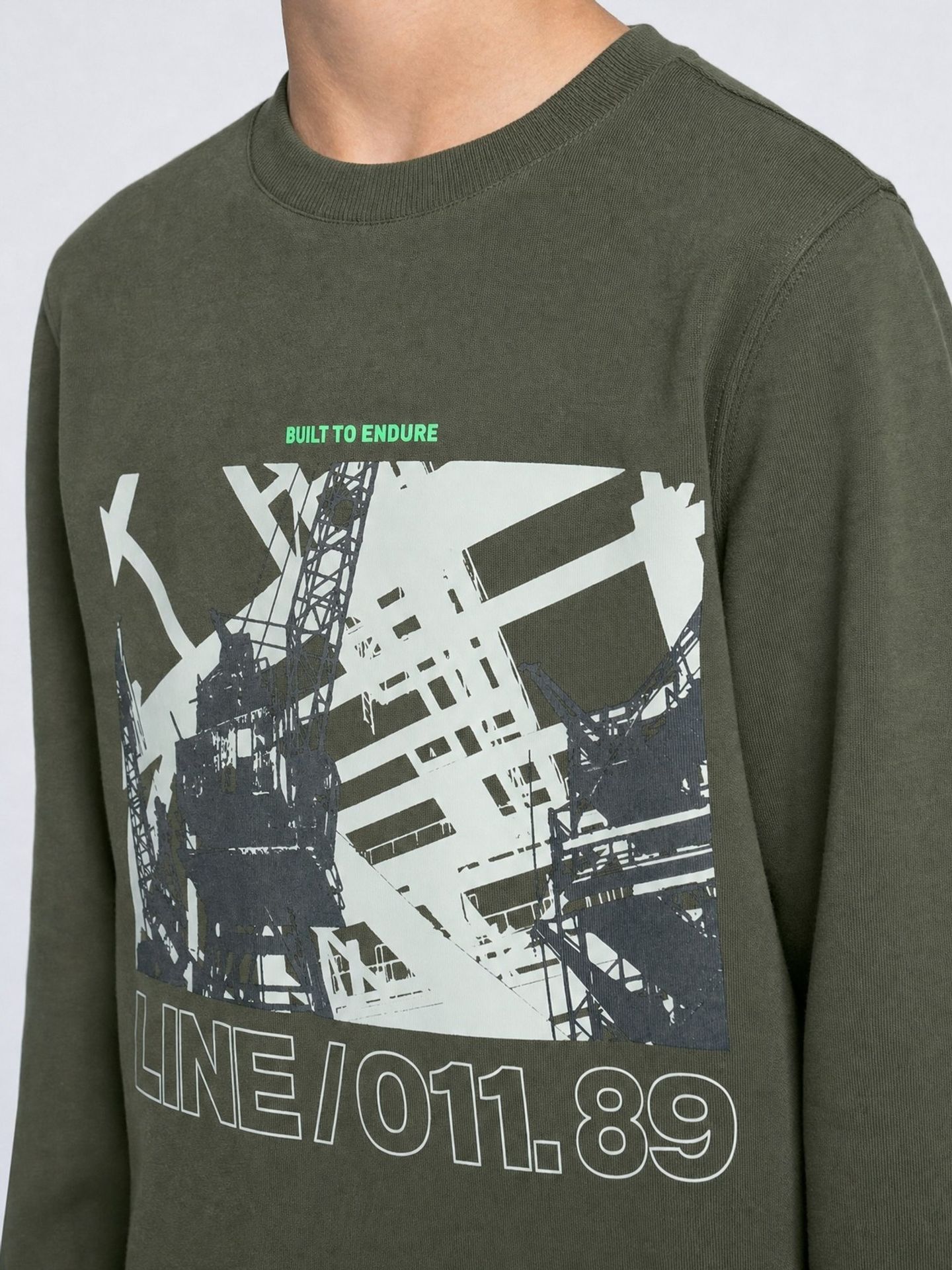 Petrol Industries Boys Sweater Round Neck Print 9066 beluga 2900169003059
