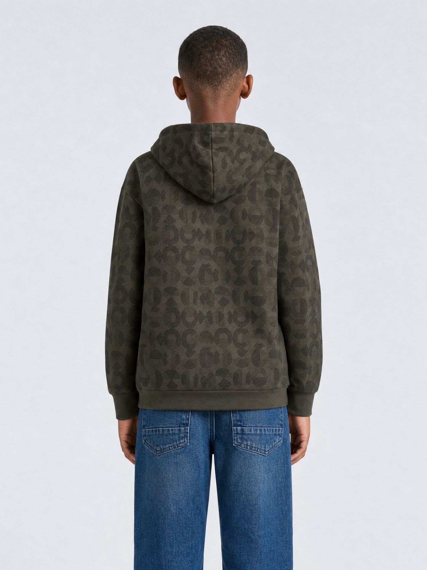 Petrol Industries Boys Sweater Hooded AOP 9066 beluga 2900169004018