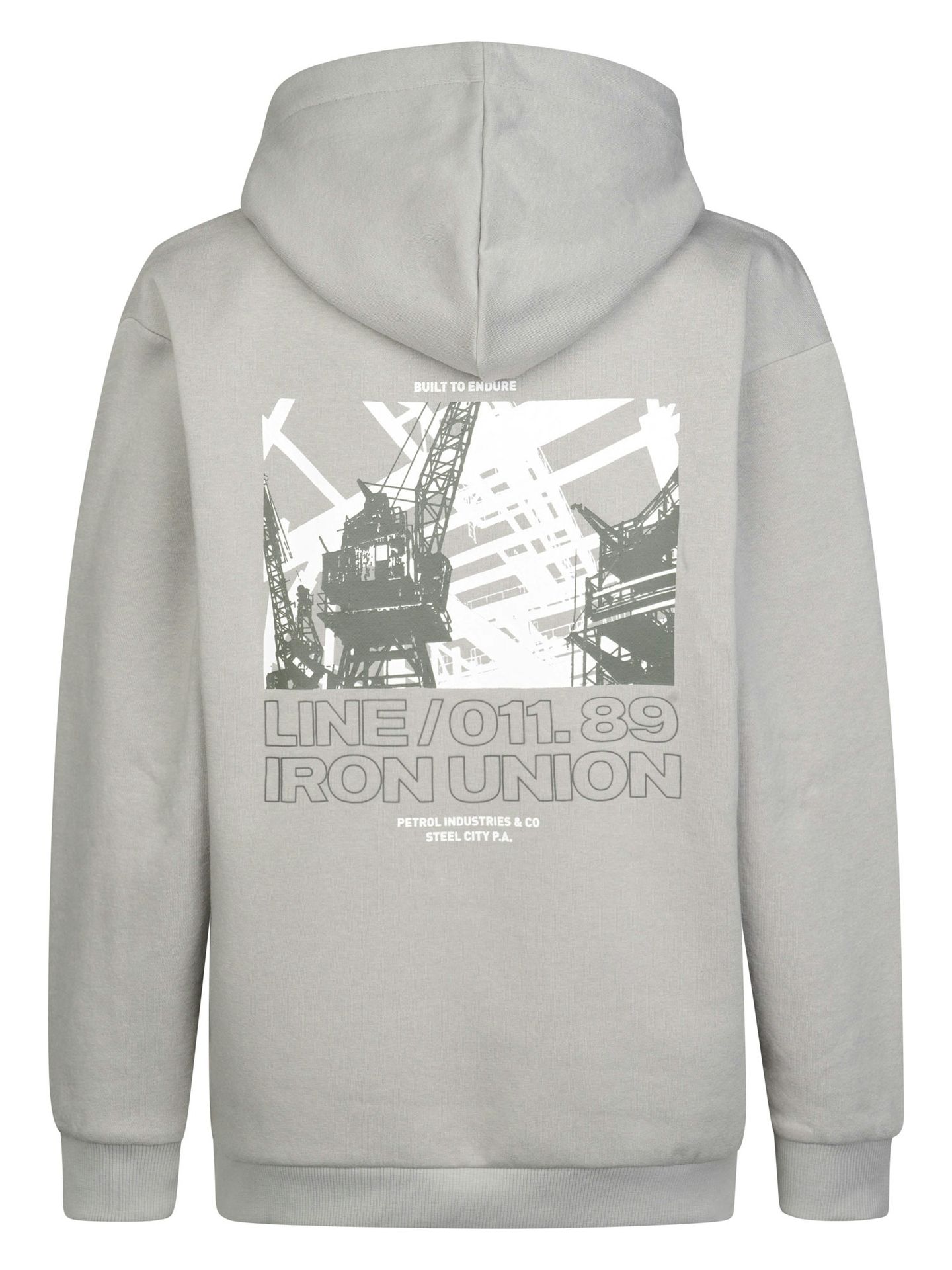 Petrol Industries Boys Sweater Hooded 9115 Ice Grey 2900169005053